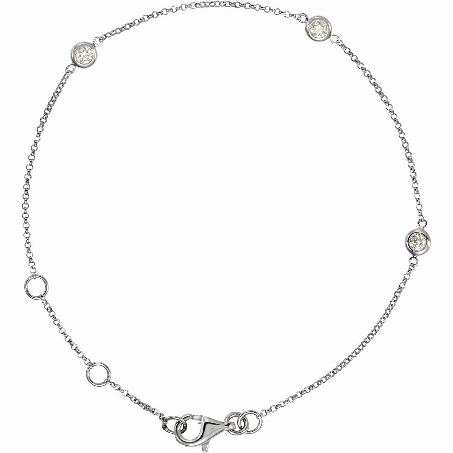 Diamond 3-Station Bracelet