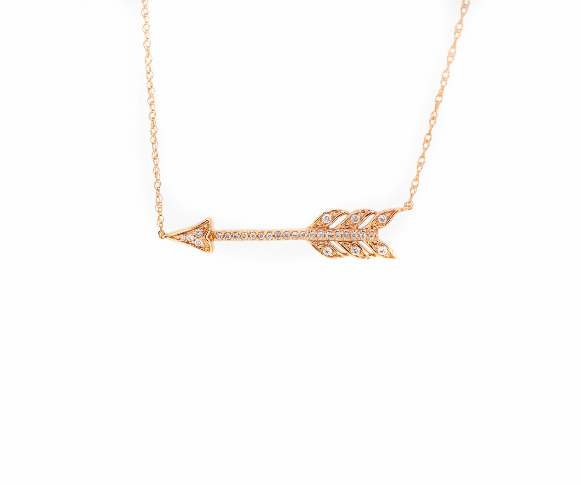 Diamond Arrow Necklace