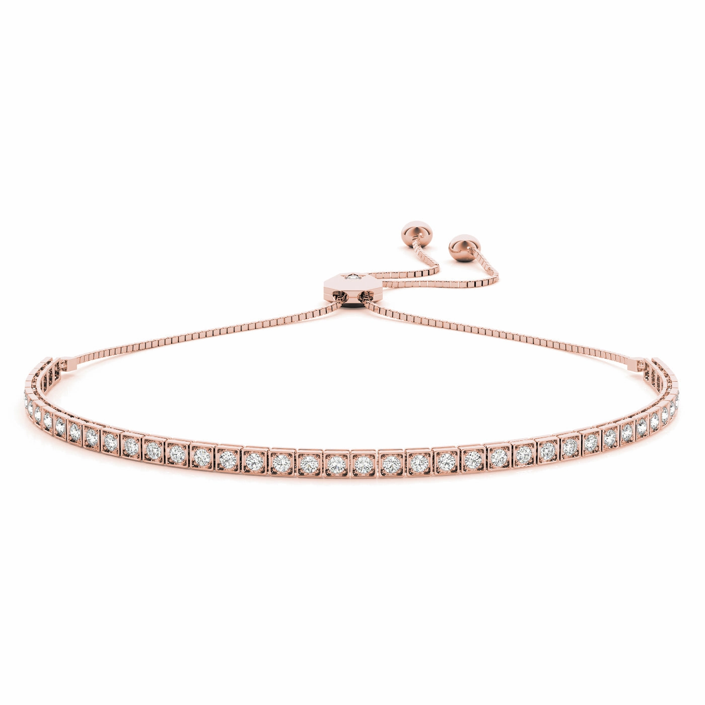 Diamond Bolo Bracelet