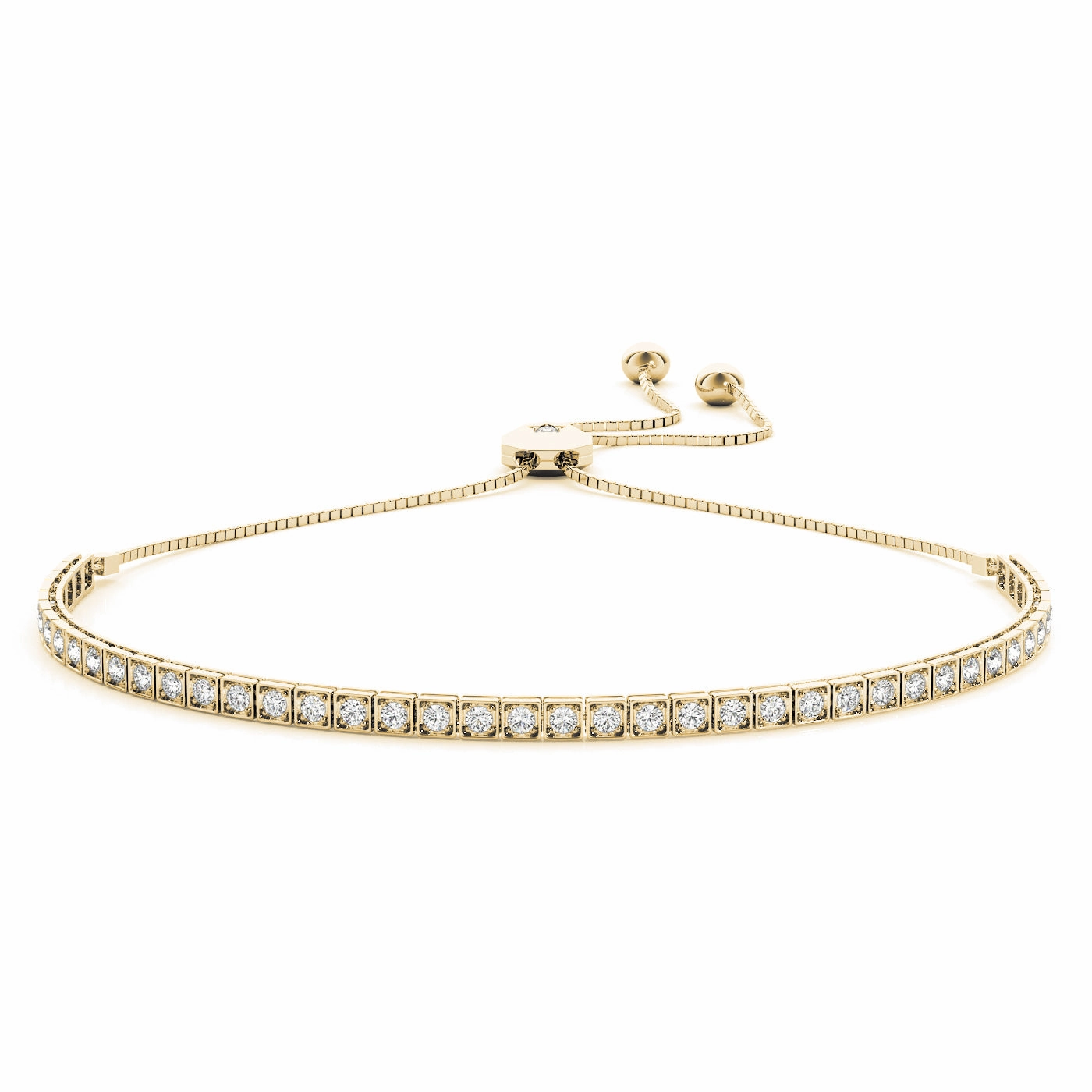 Diamond Bolo Bracelet
