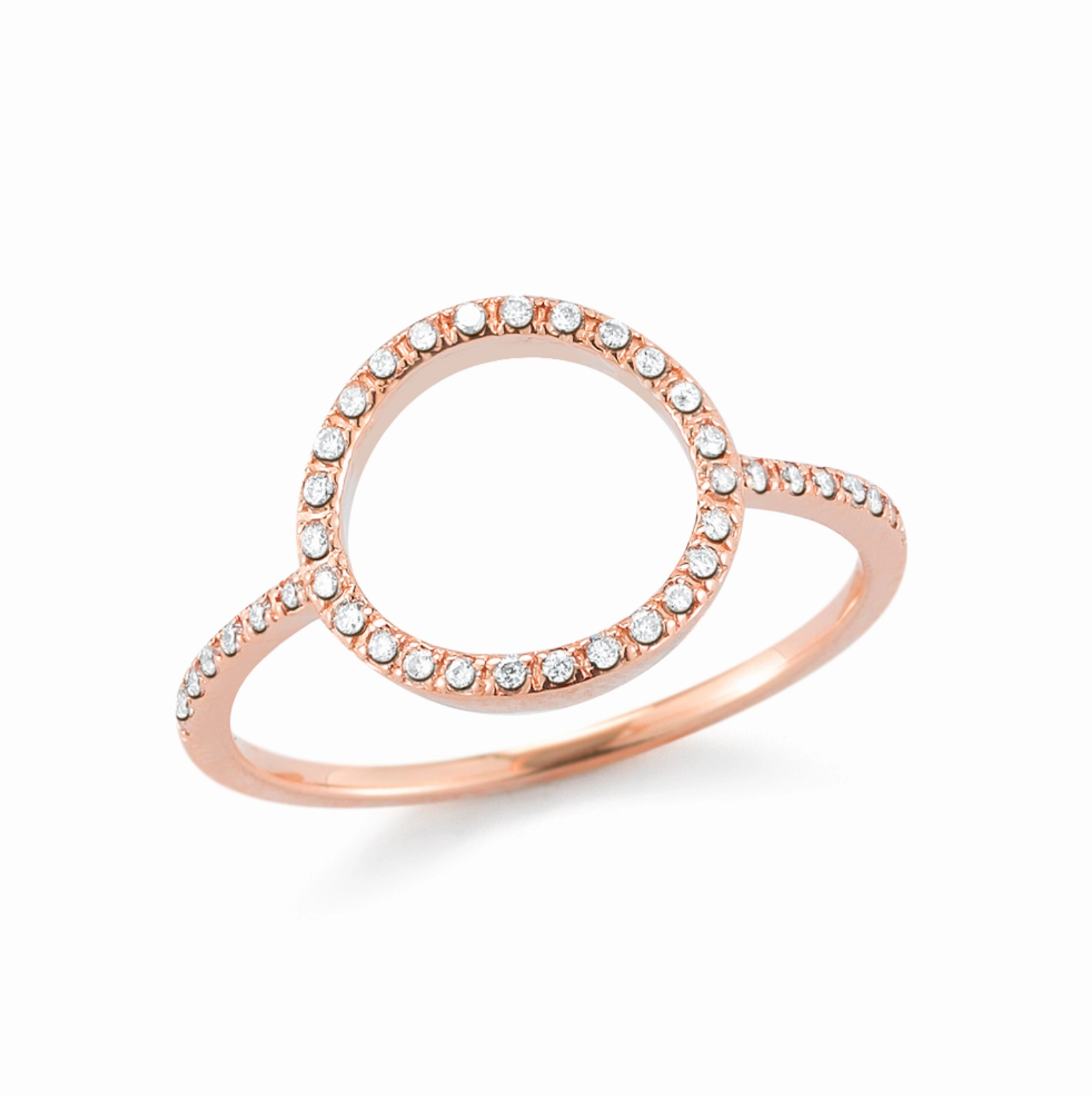 Diamond Circle Ring