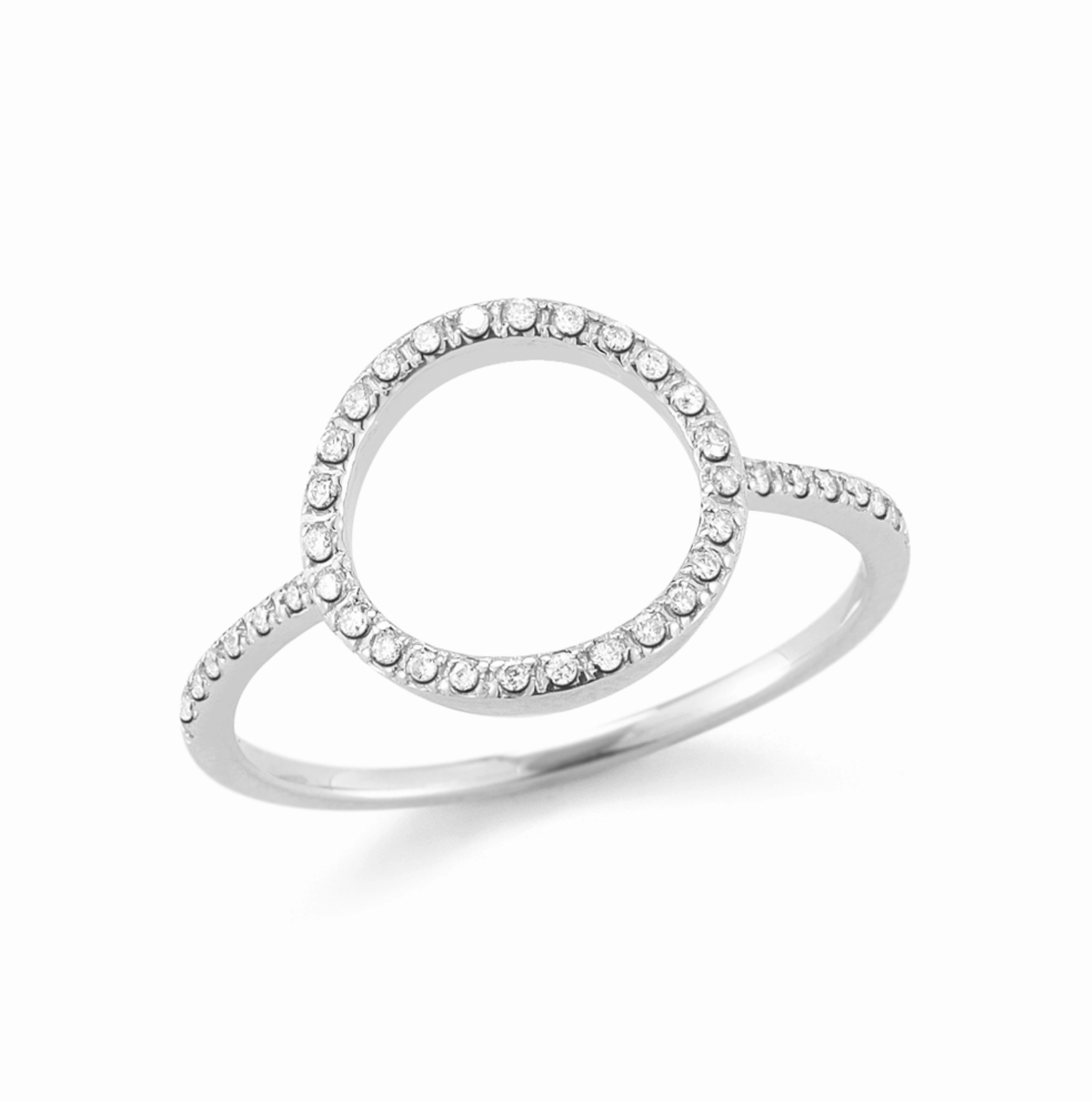 Diamond Circle Ring