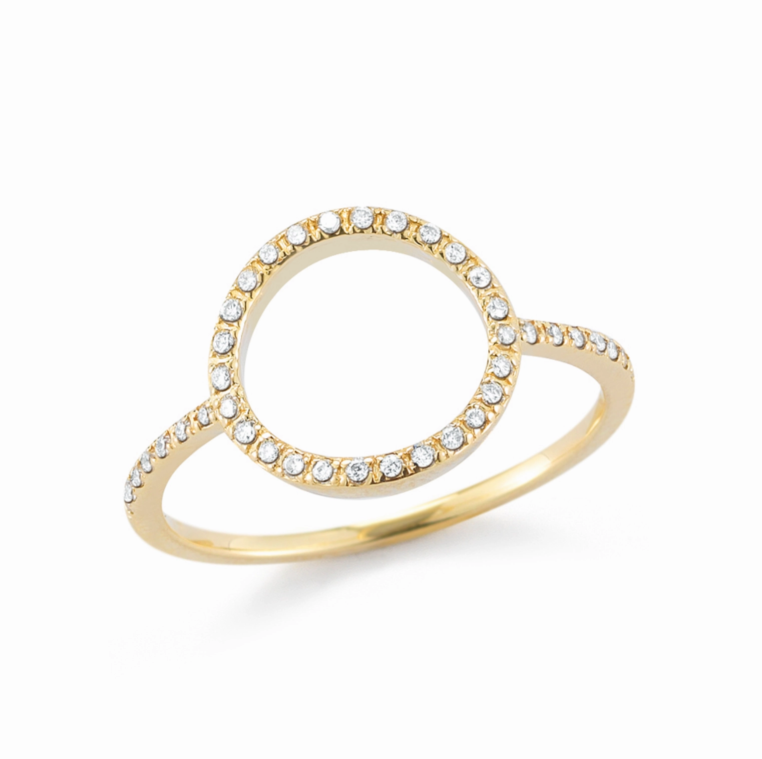 Diamond Circle Ring