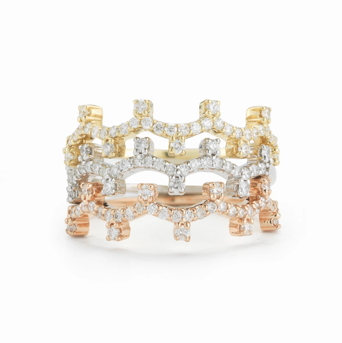 Diamond Clark Stackable Ring