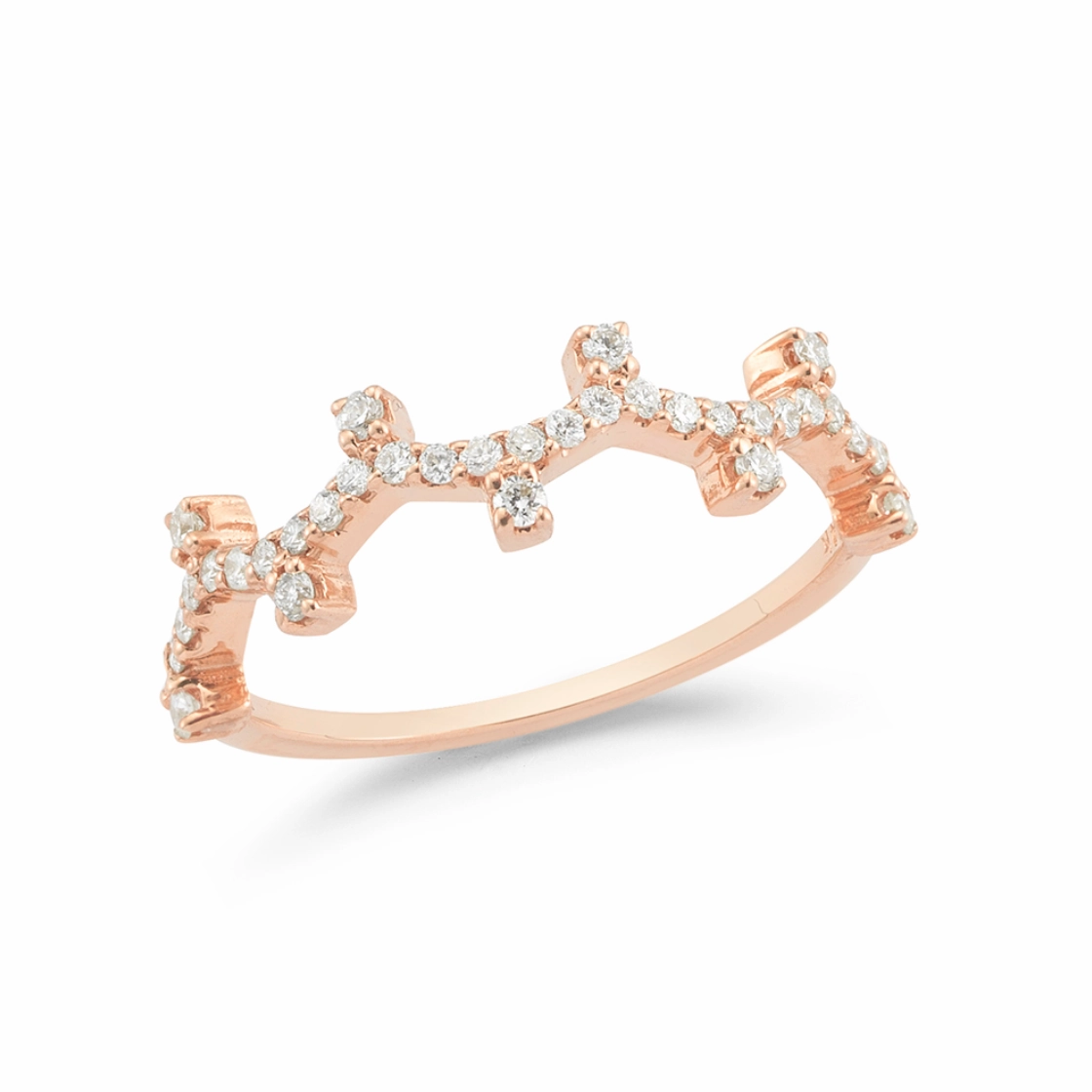 Diamond Clark Stackable Ring