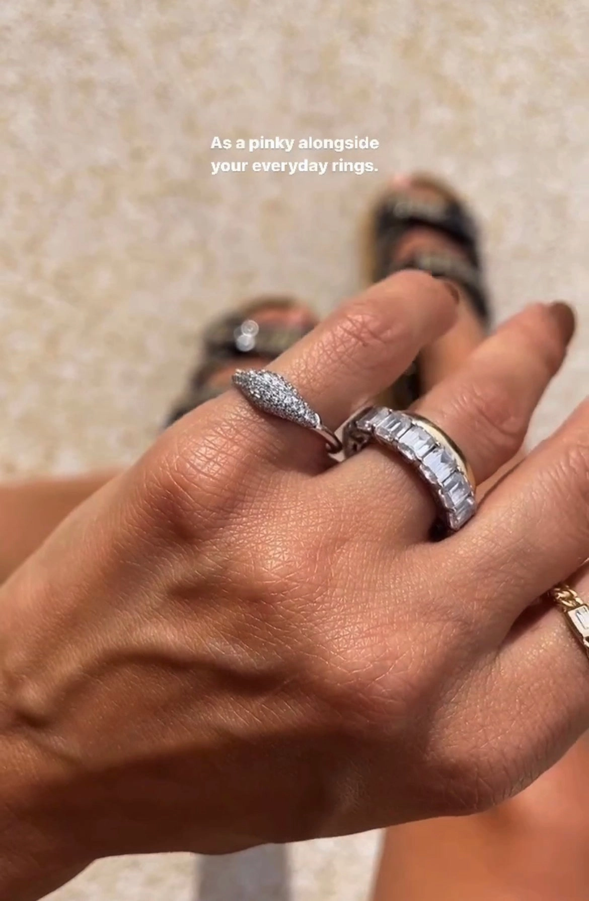 Diamond Cluster Ring