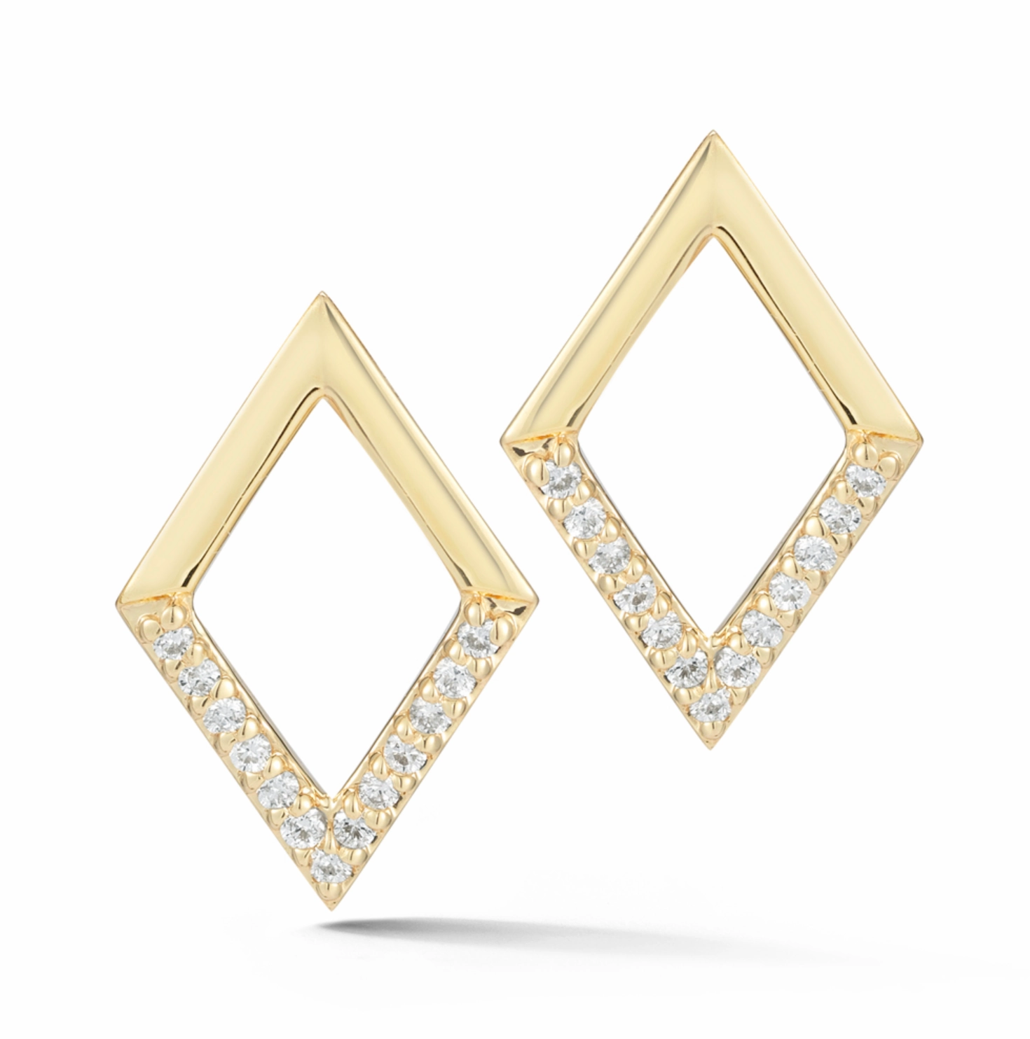 Diamond Demi Prism Earrings
