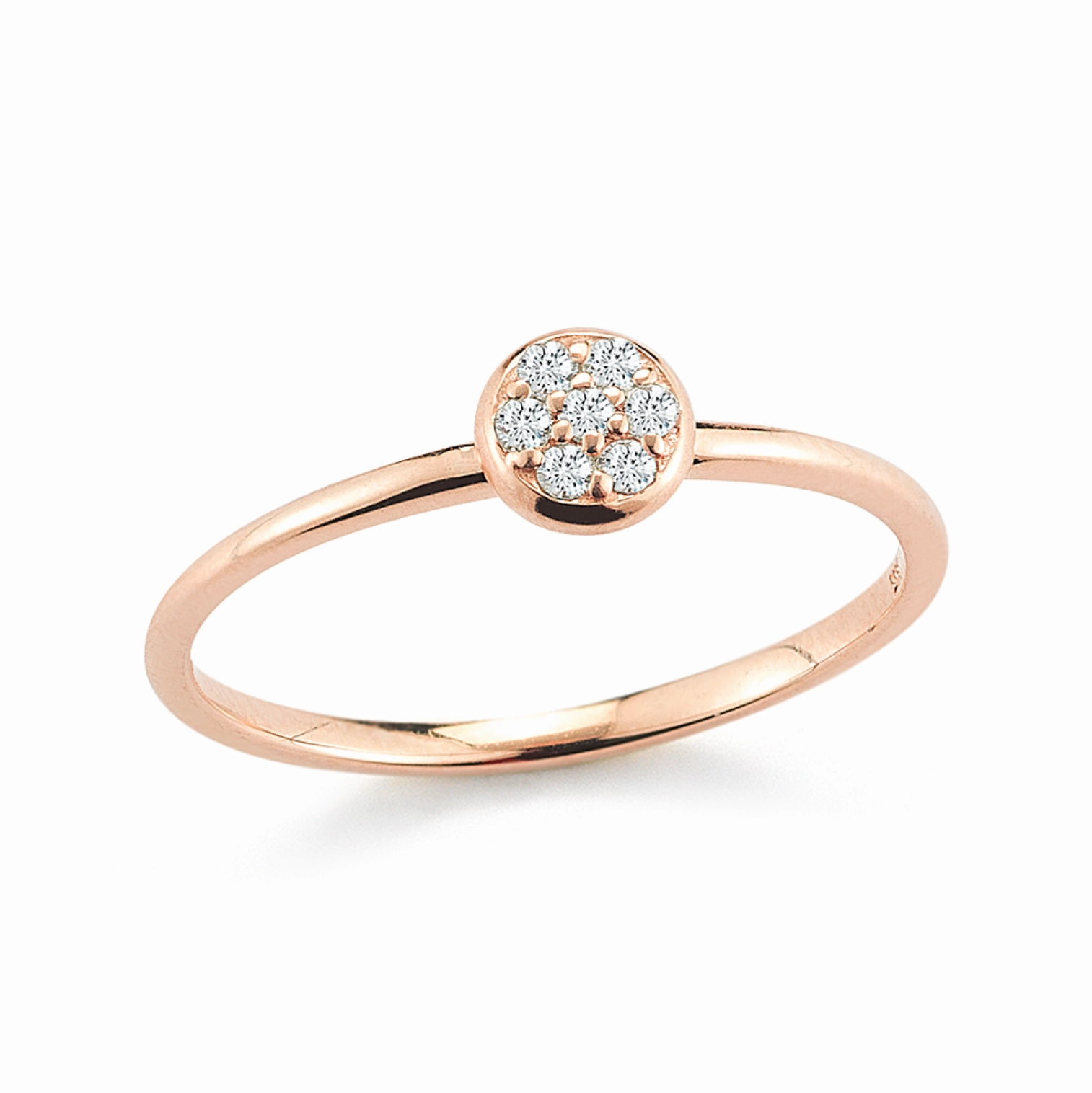 Diamond Disc Ring