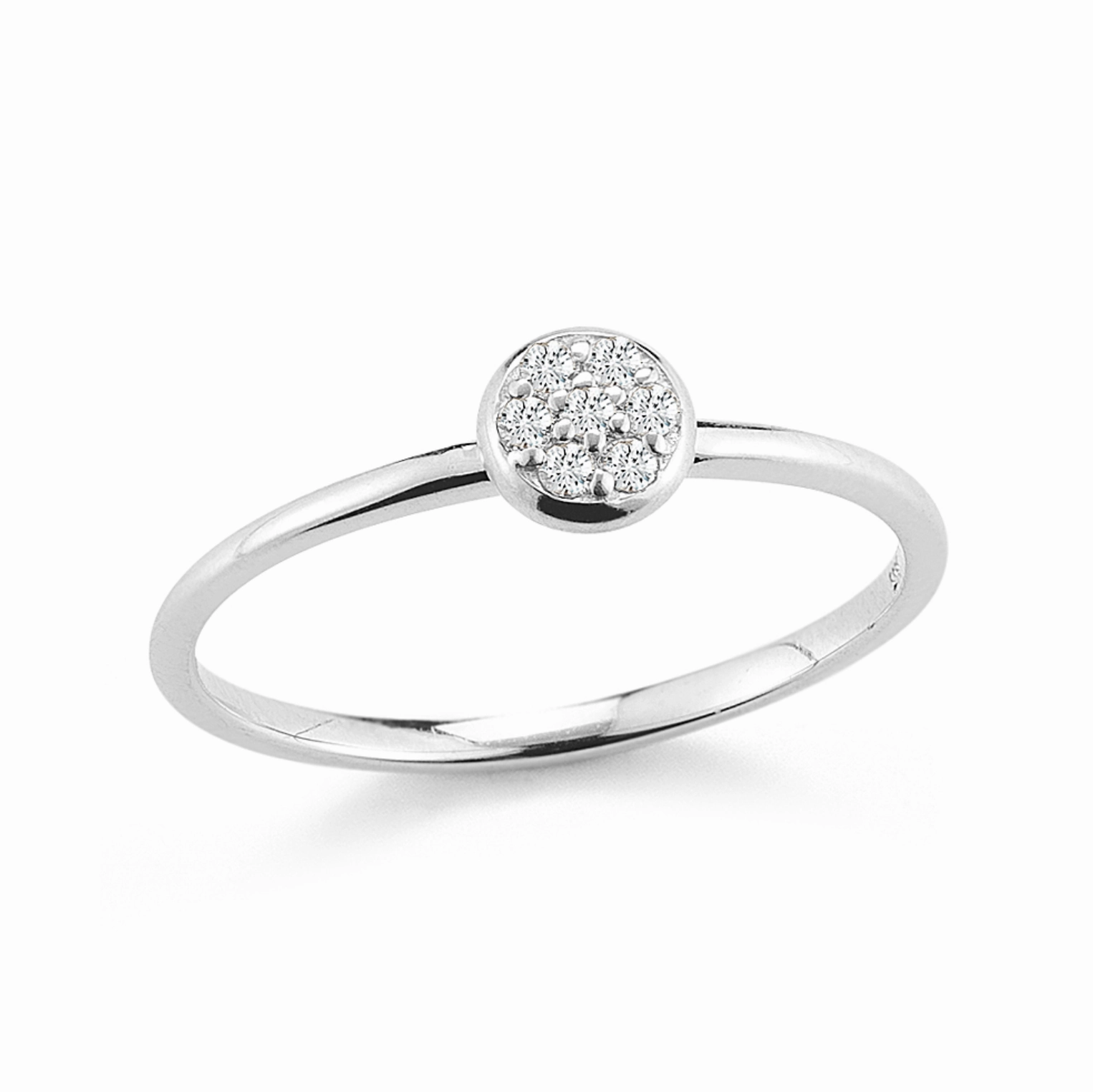Diamond Disc Ring