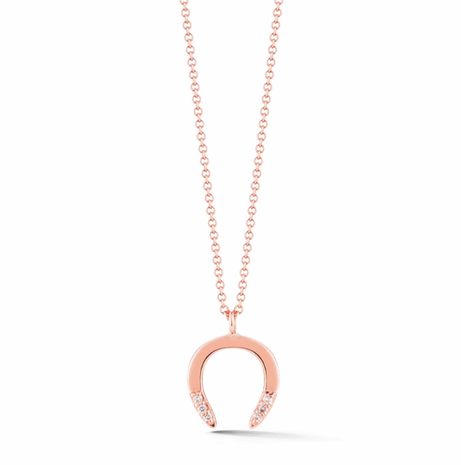 Diamond Horseshoe Pendant