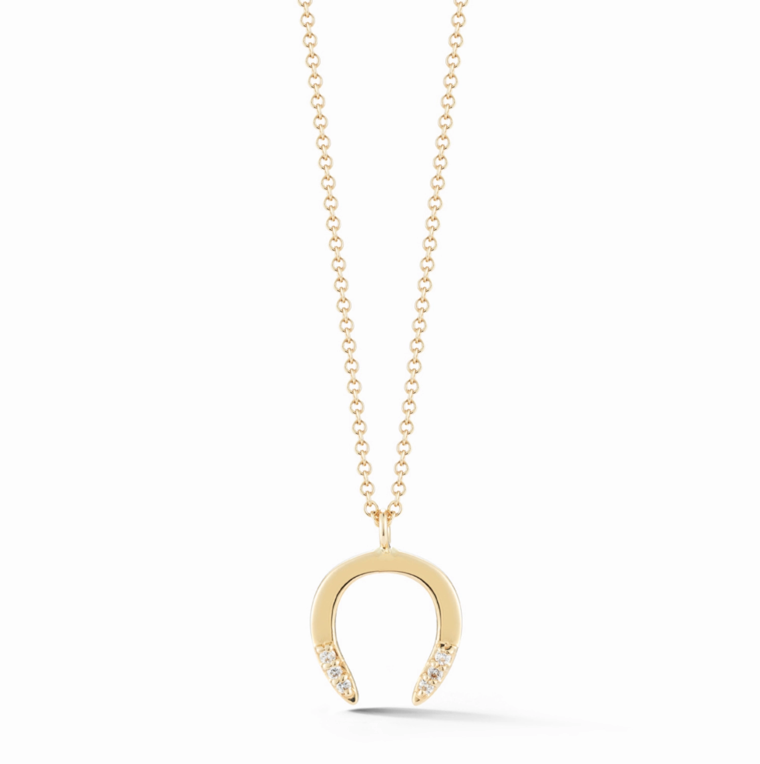 Diamond Horseshoe Pendant