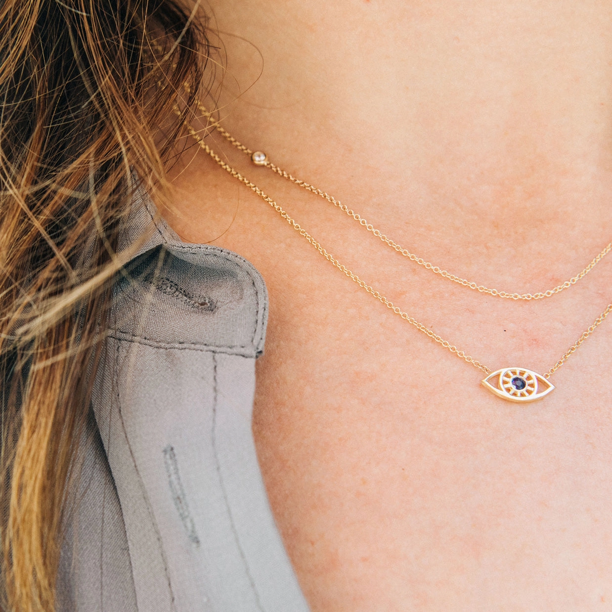 DIAMOND KISS NECKLACE