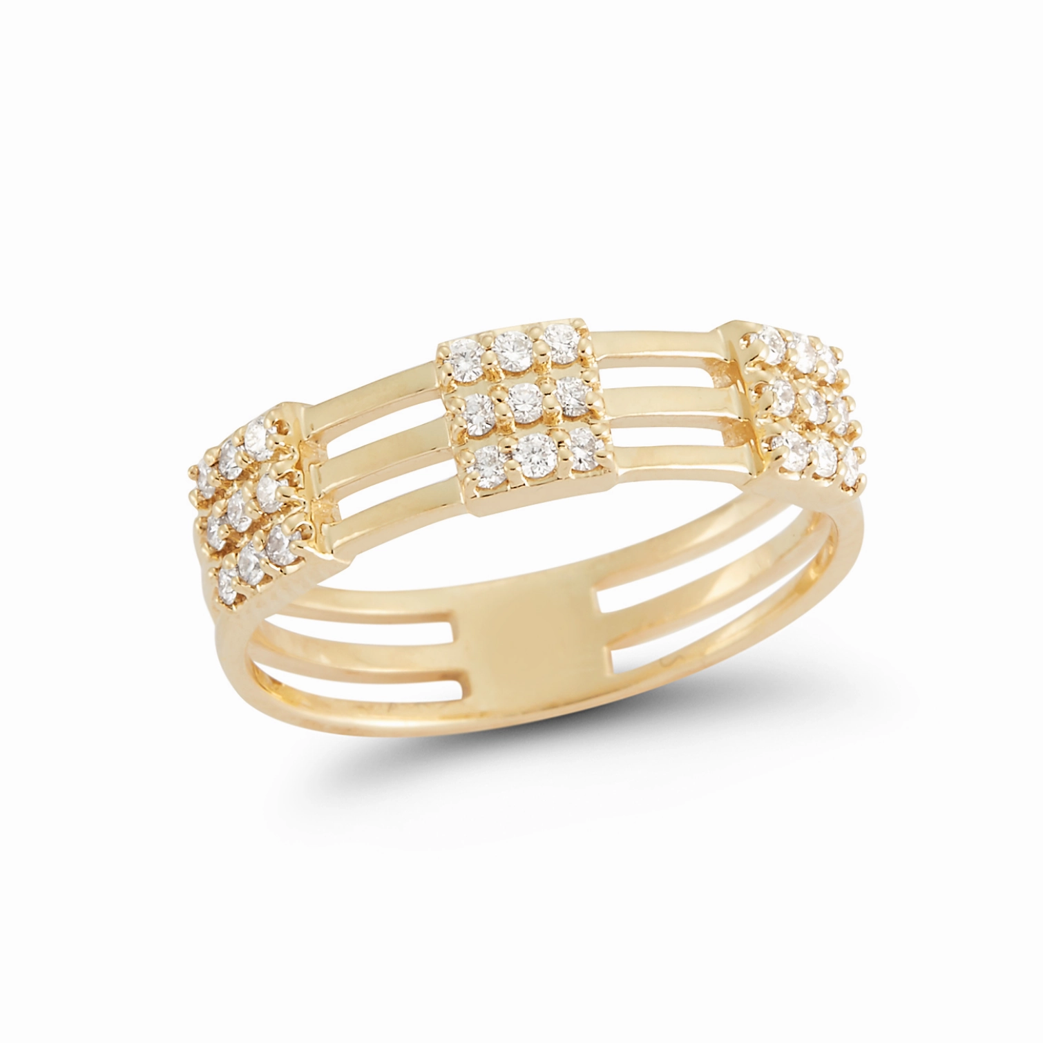 Diamond Link Ring