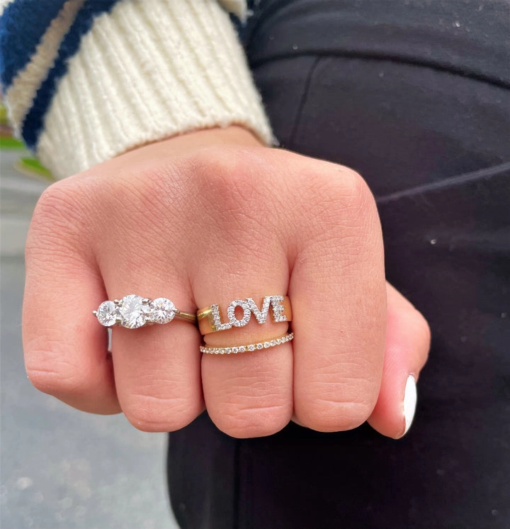 Diamond Love Ring