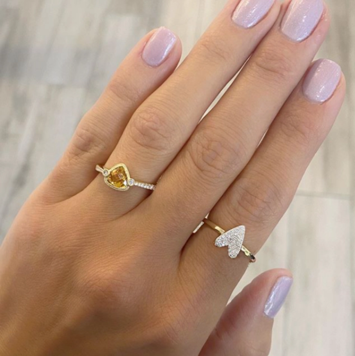 Diamond Pave Heart