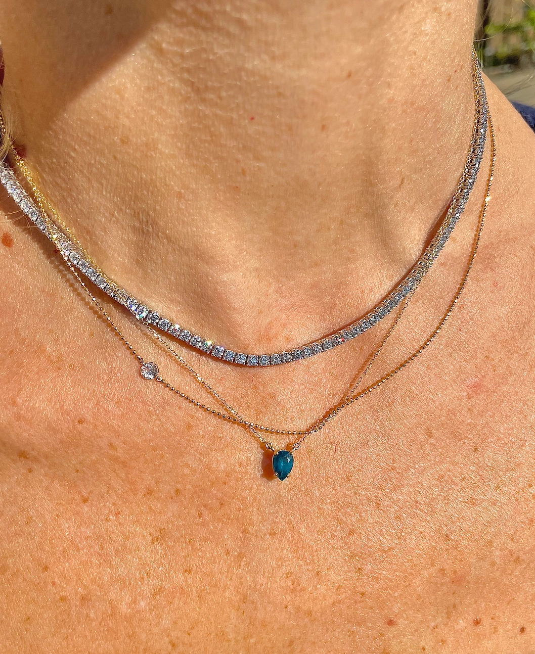 Diamond Tennis Necklace 8cttw