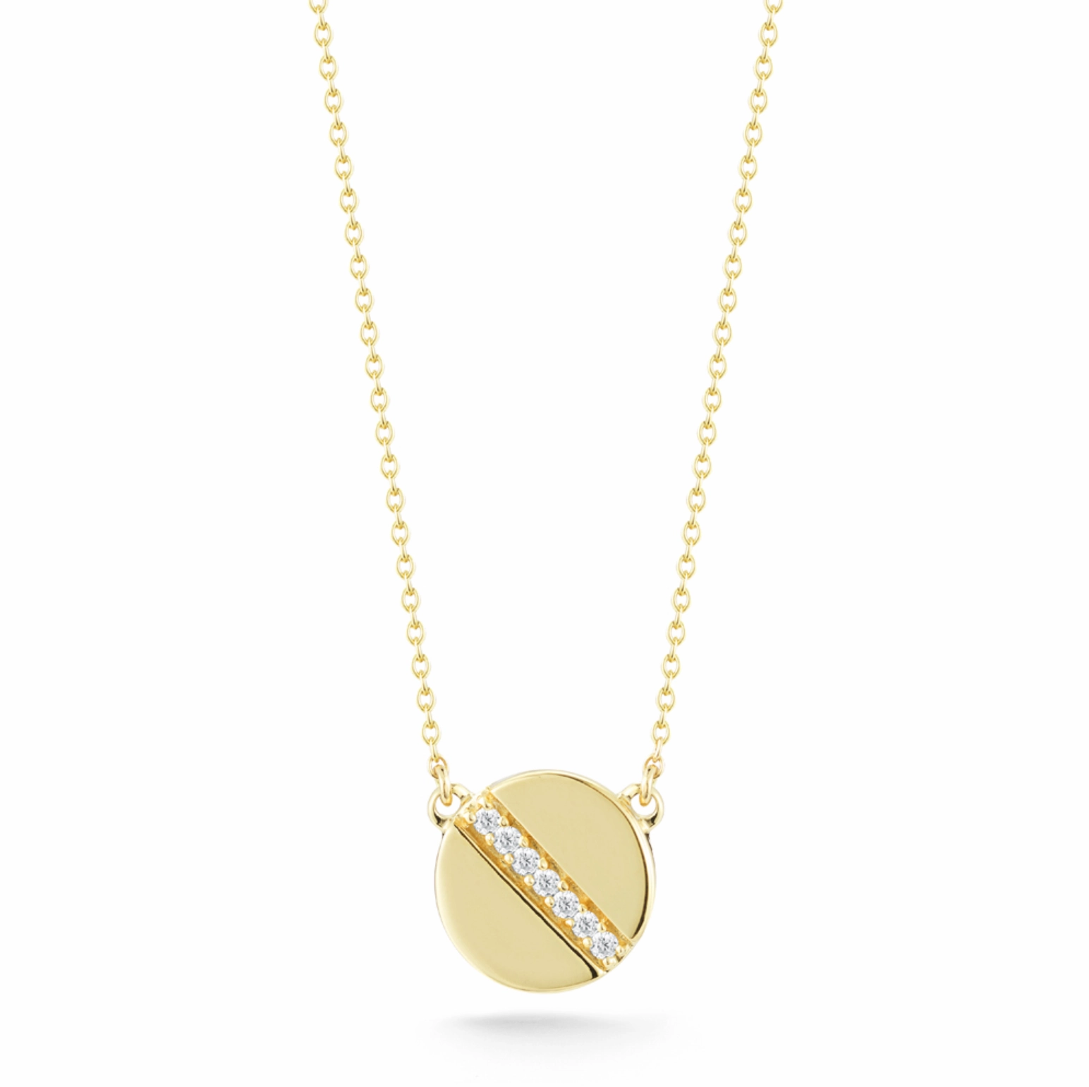 Diamond Token Necklace