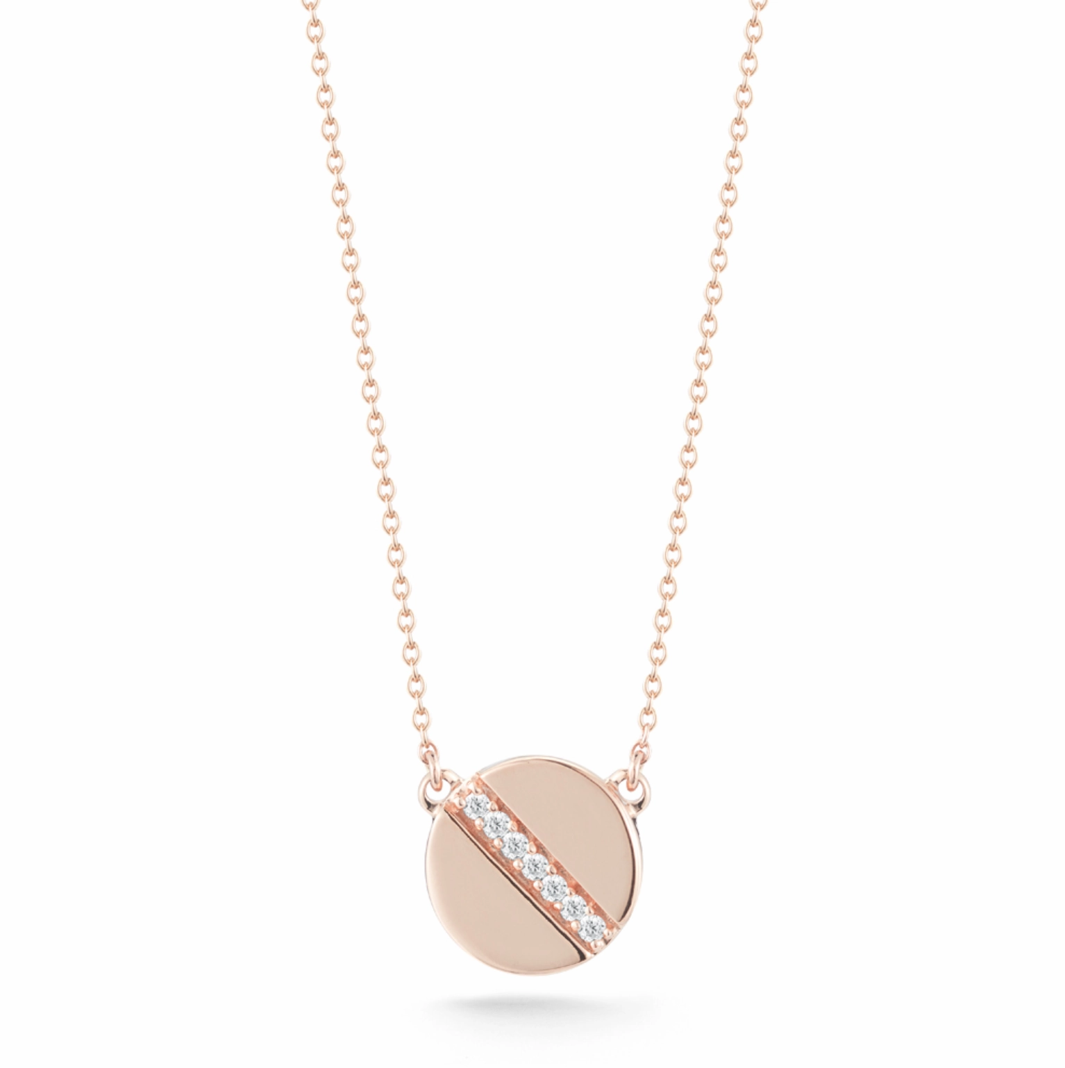 Diamond Token Necklace