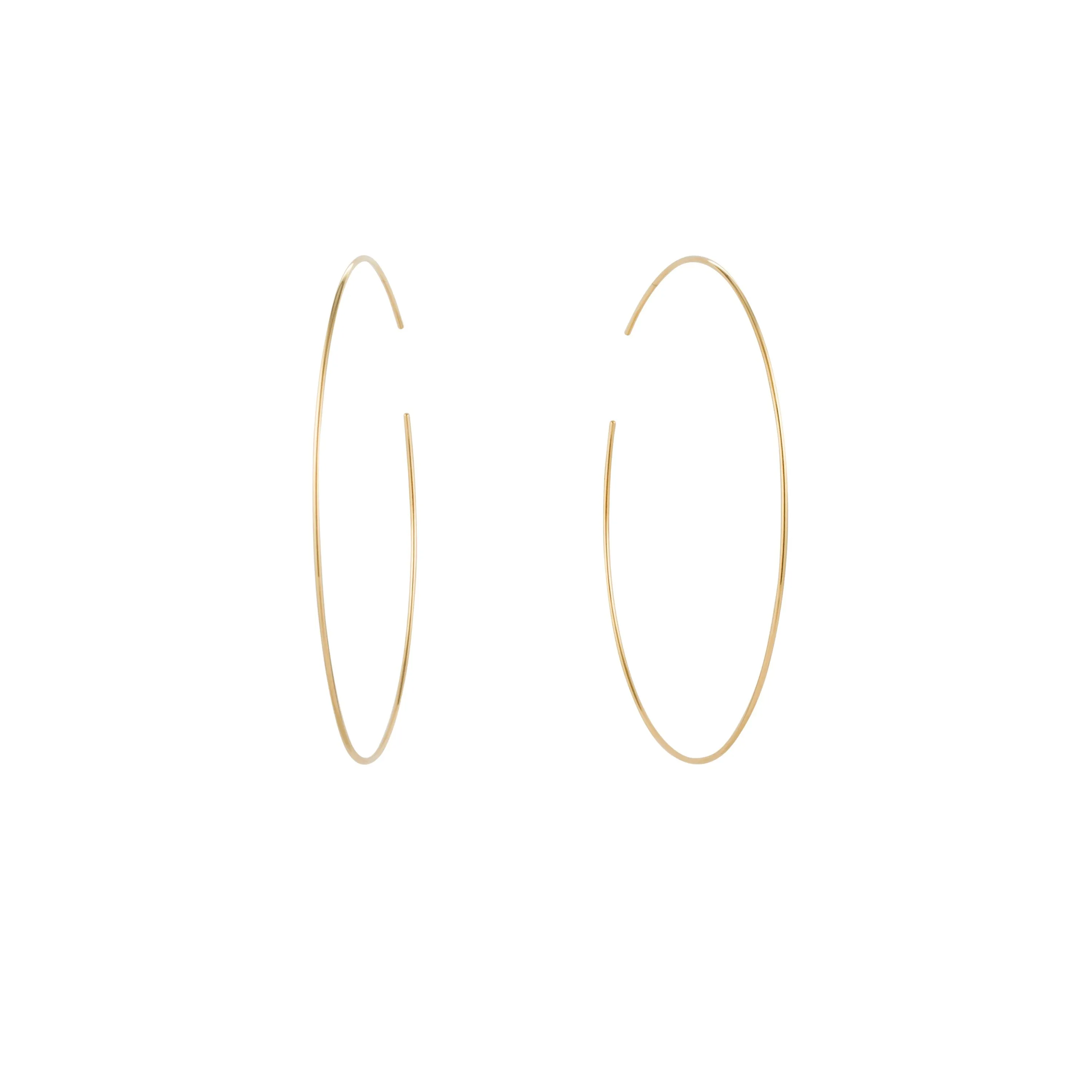 DONNA | Large Seamless Hoops