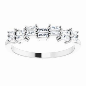 Double Baguette Stacker Ring
