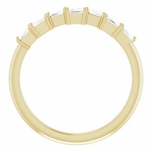 Double Baguette Stacker Ring