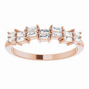 Double Baguette Stacker Ring