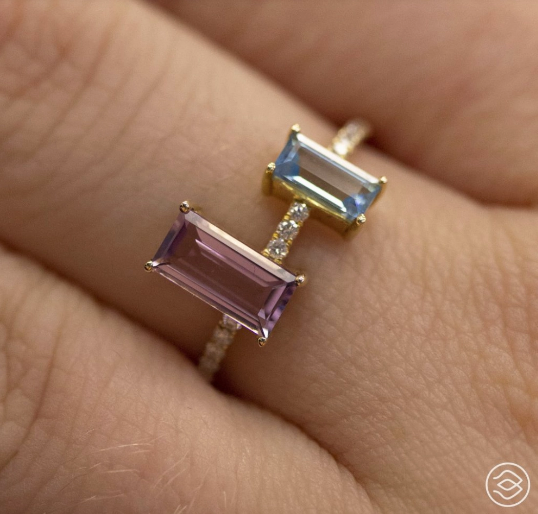 Duo Diamond Ring