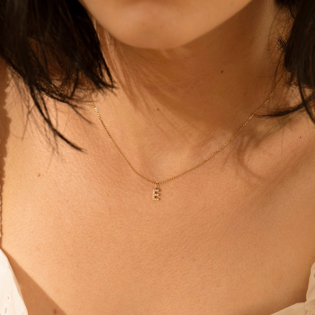 E | Diamond Initial Charm
