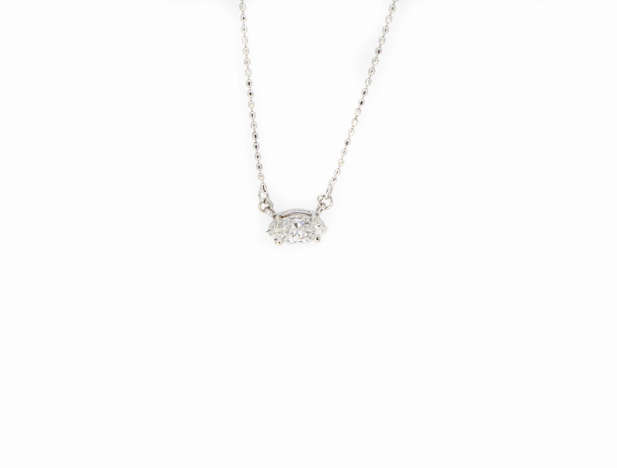 East West Marquise Necklace