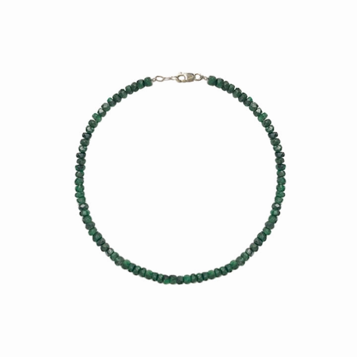 Emerald Beaded Bracelet