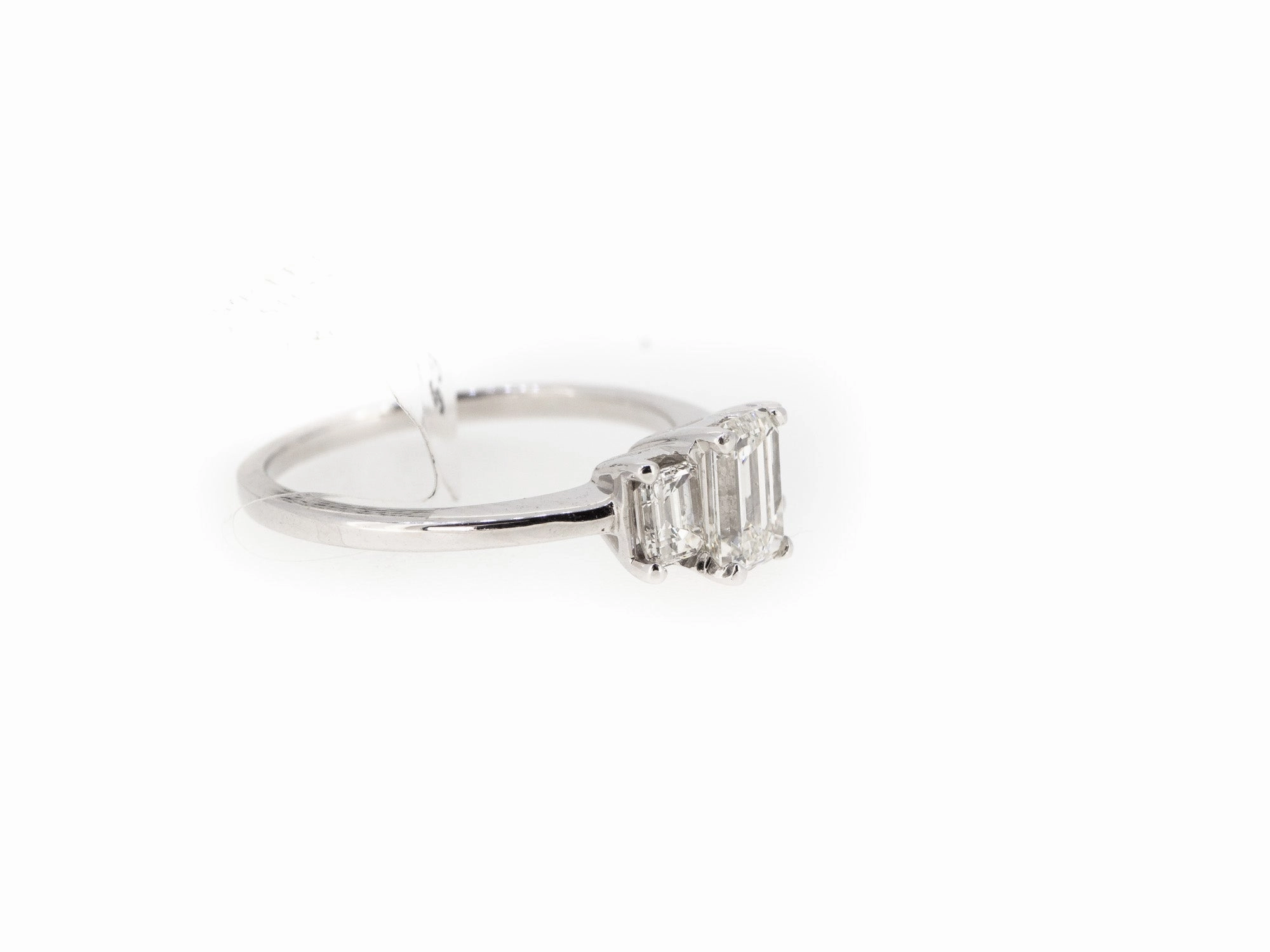 Emerald Cut 3-Stone Engagement