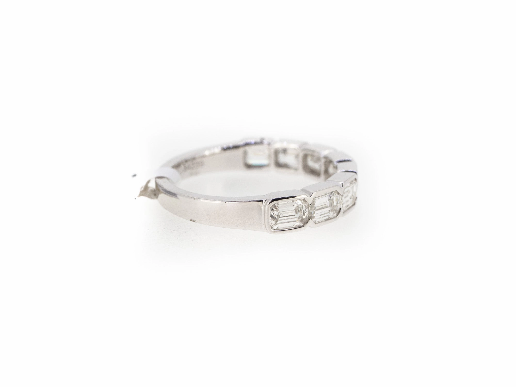 Emerald Cut Half Eternity