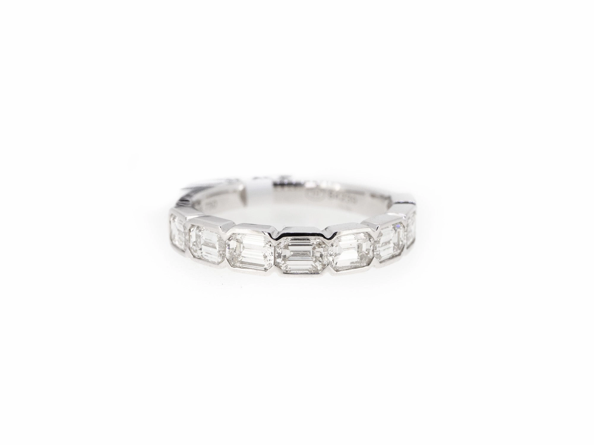 Emerald Cut Half Eternity