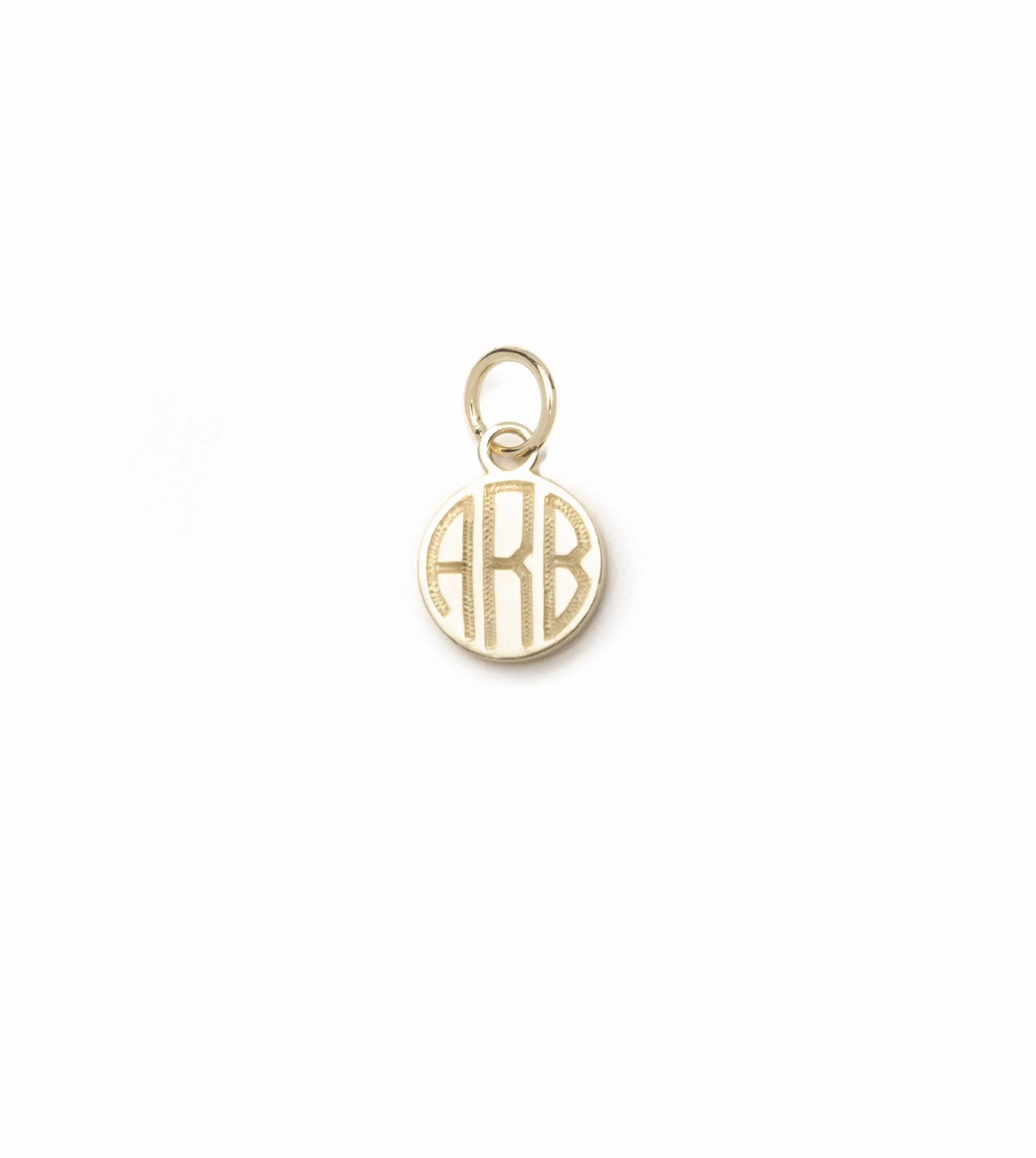 Engravable Initial Disk : Miniature Medallion