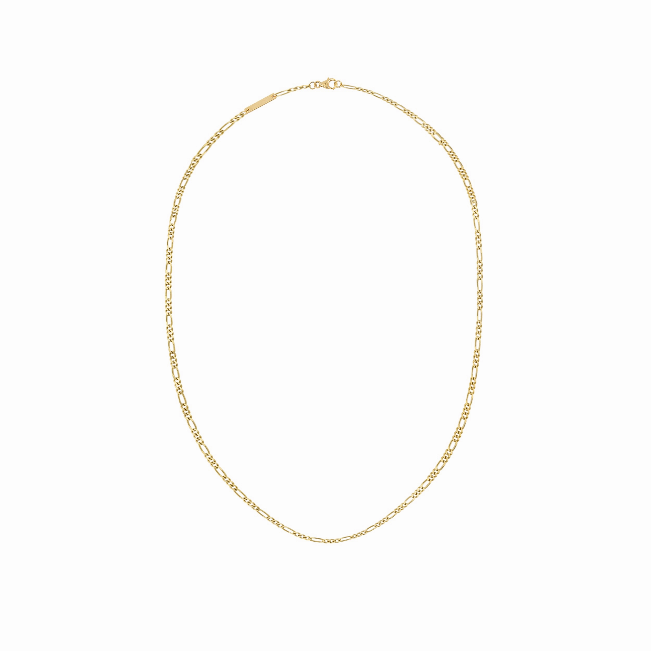ENGRAVED BAR NECKLACE