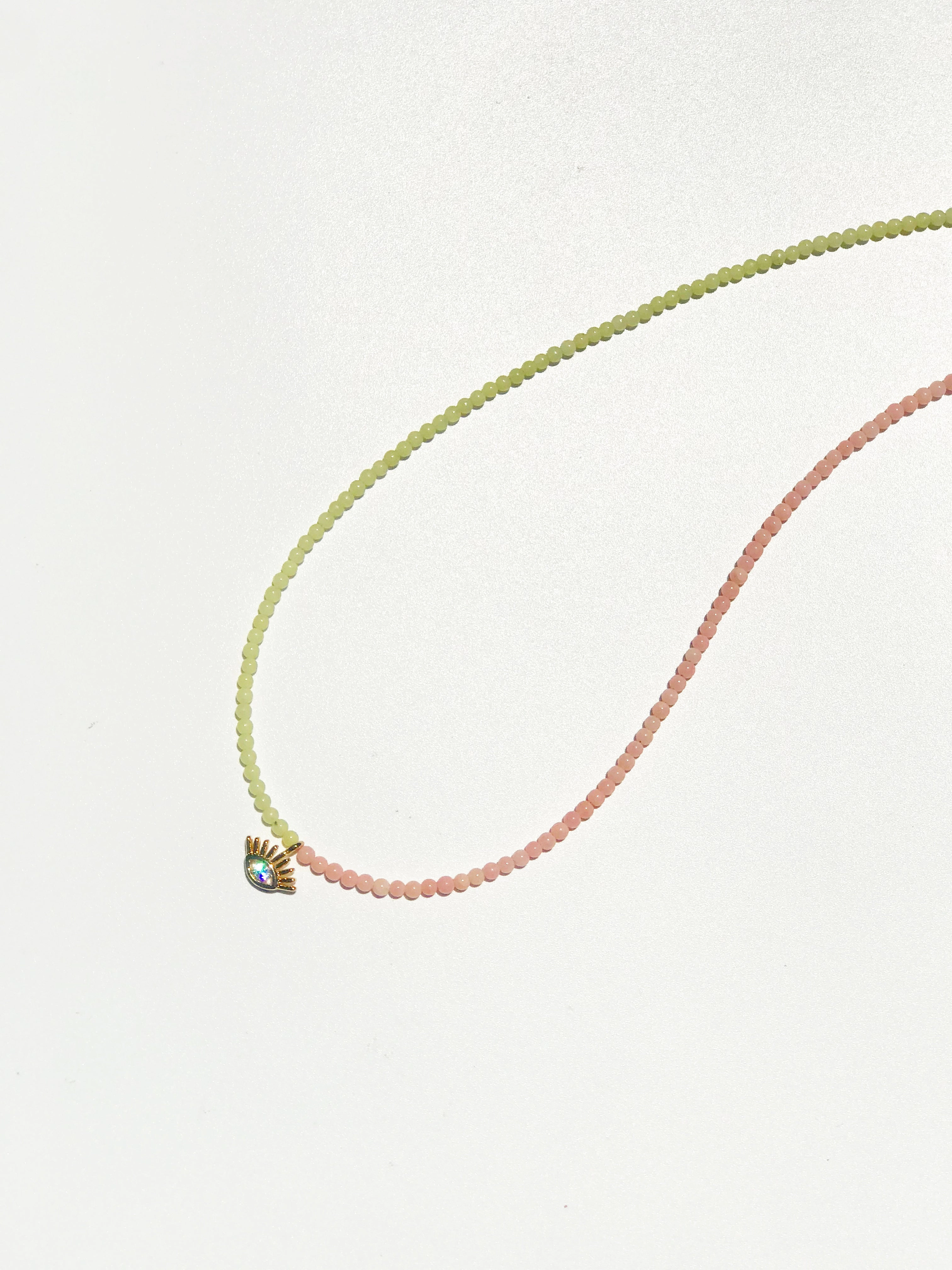 Eye-C-U Necklace- Duo Tone