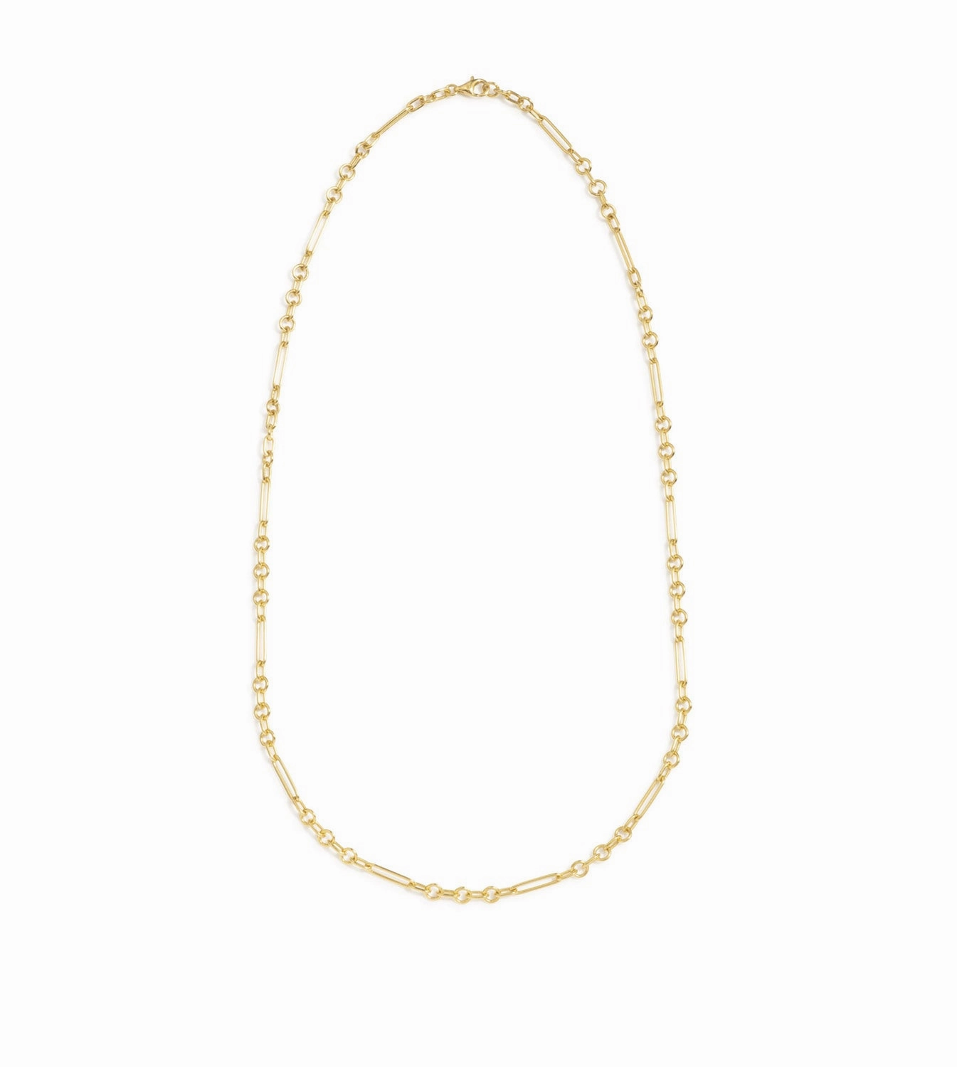 Fine Mixed Clip Chain Necklace