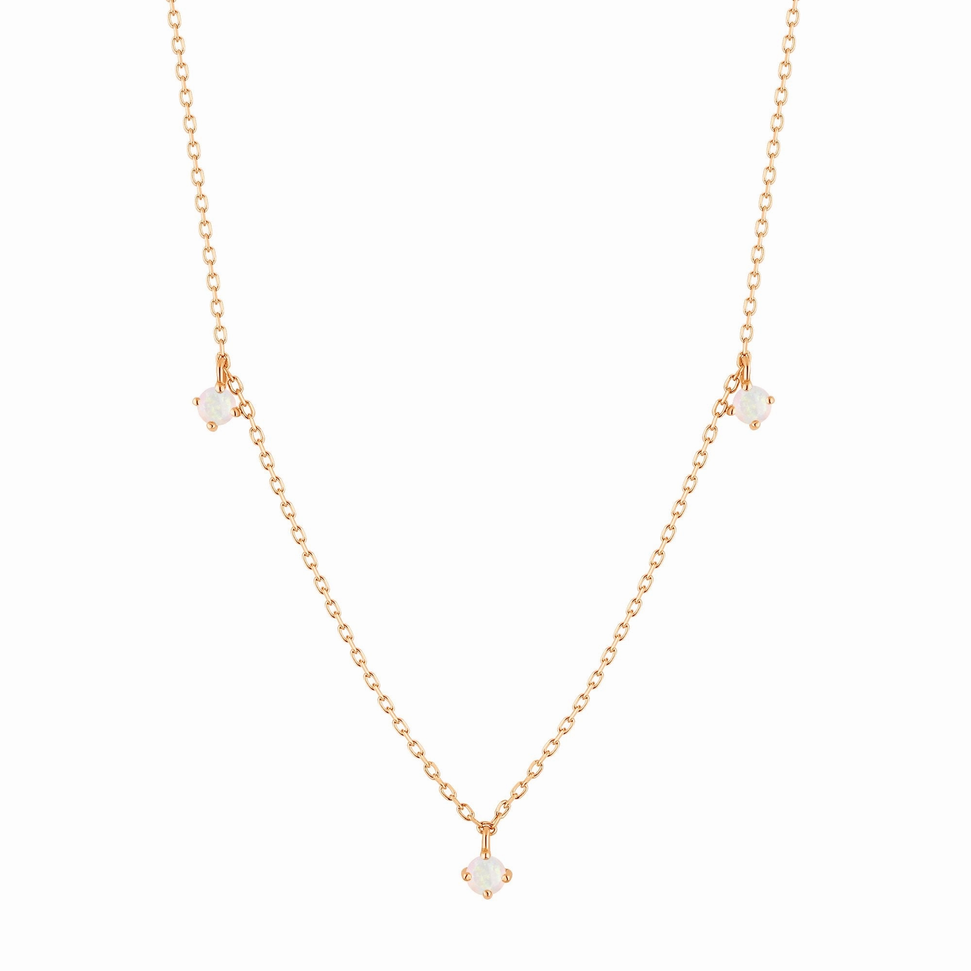FLORA | Triple Opal Necklace