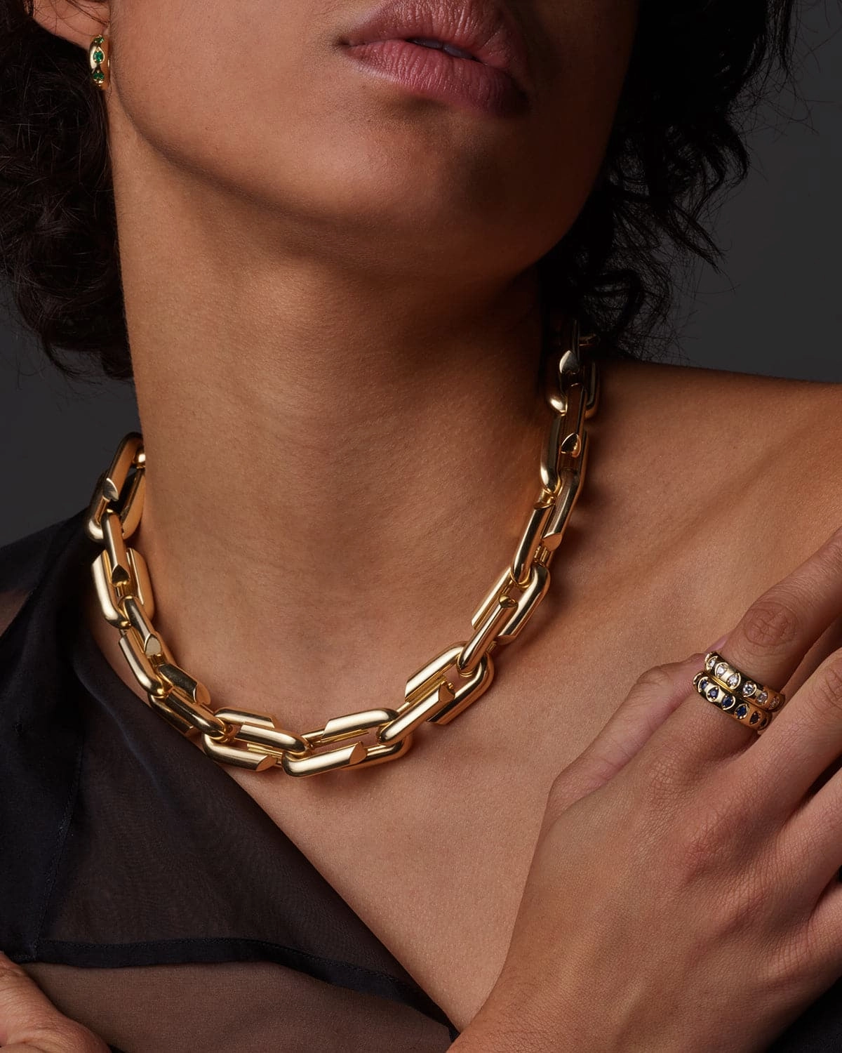 Forever & Always a Pair - Love : Diamond Gemstone Band