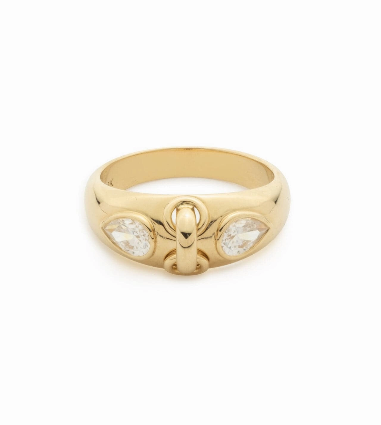 Forever & Always a Pair Diamond Ring : in Yellow Gold
