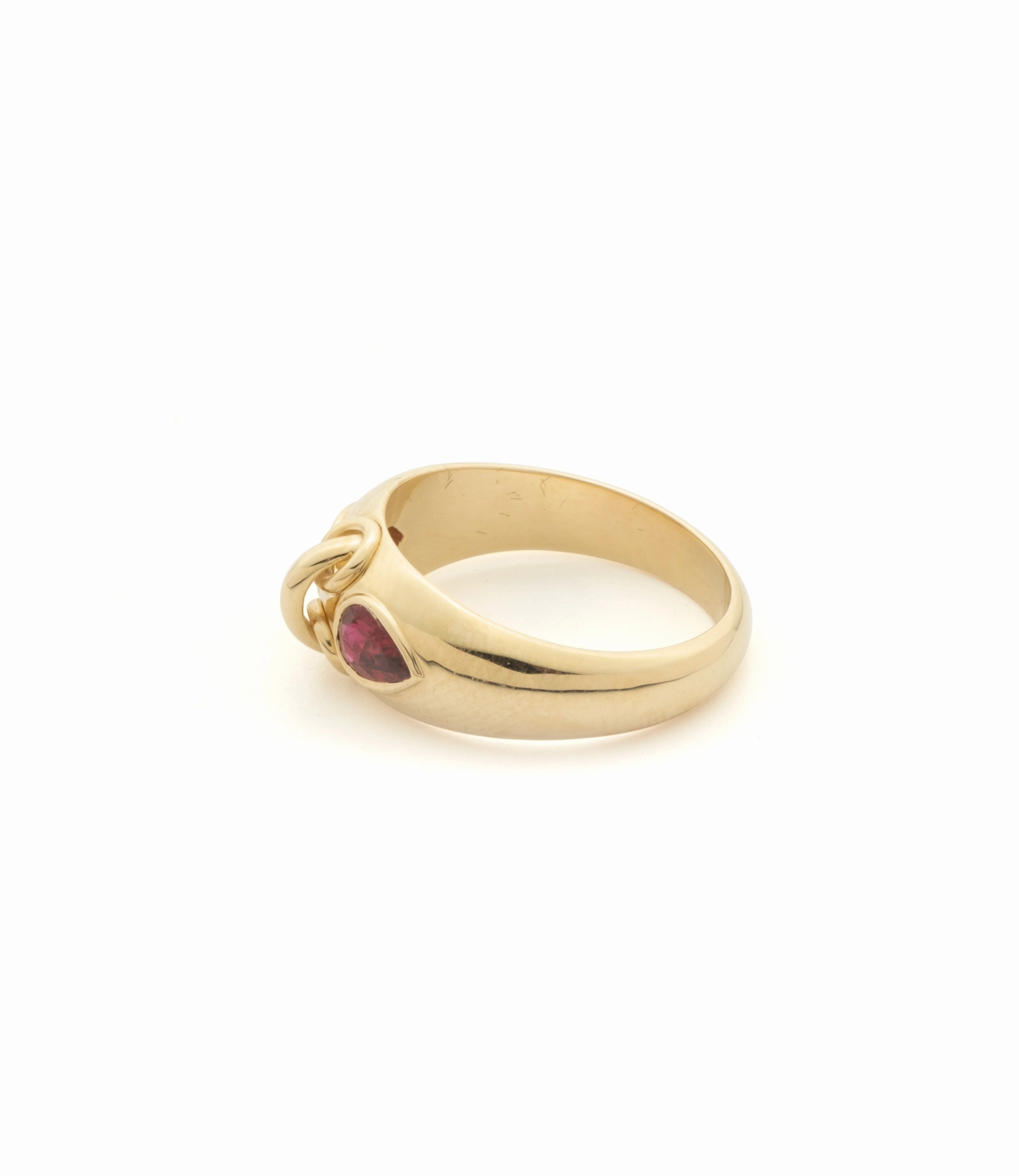 Forever & Always a Pair Ruby Ring : in Yellow Gold