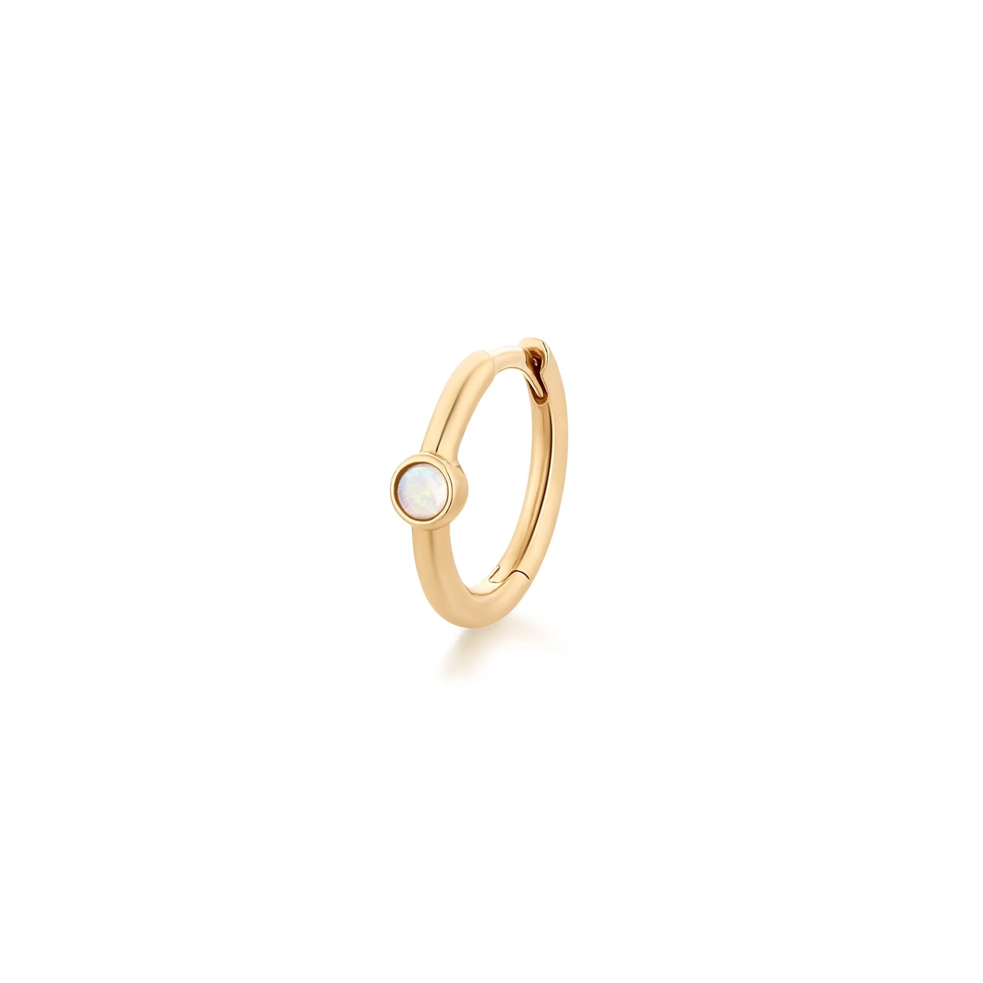 FORTUNA | Opal Huggie Hoops