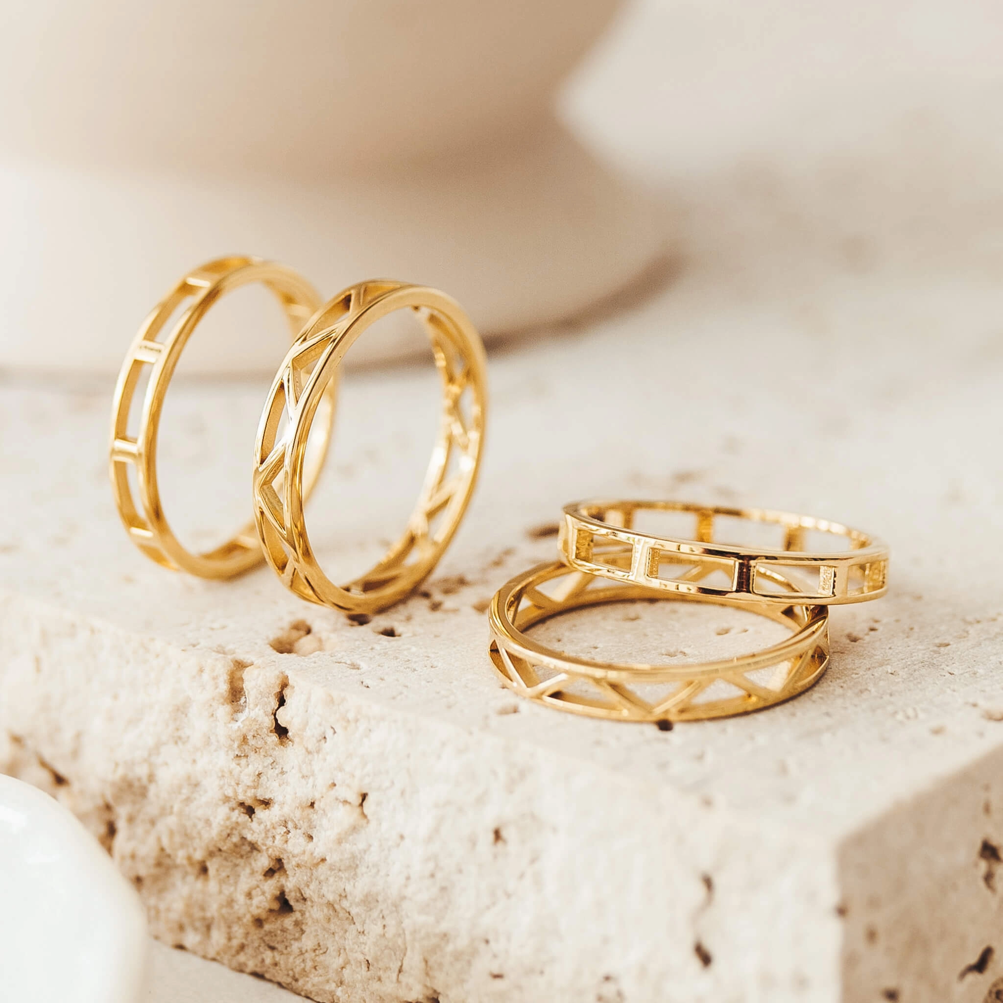 Geometric Ring - Annette
