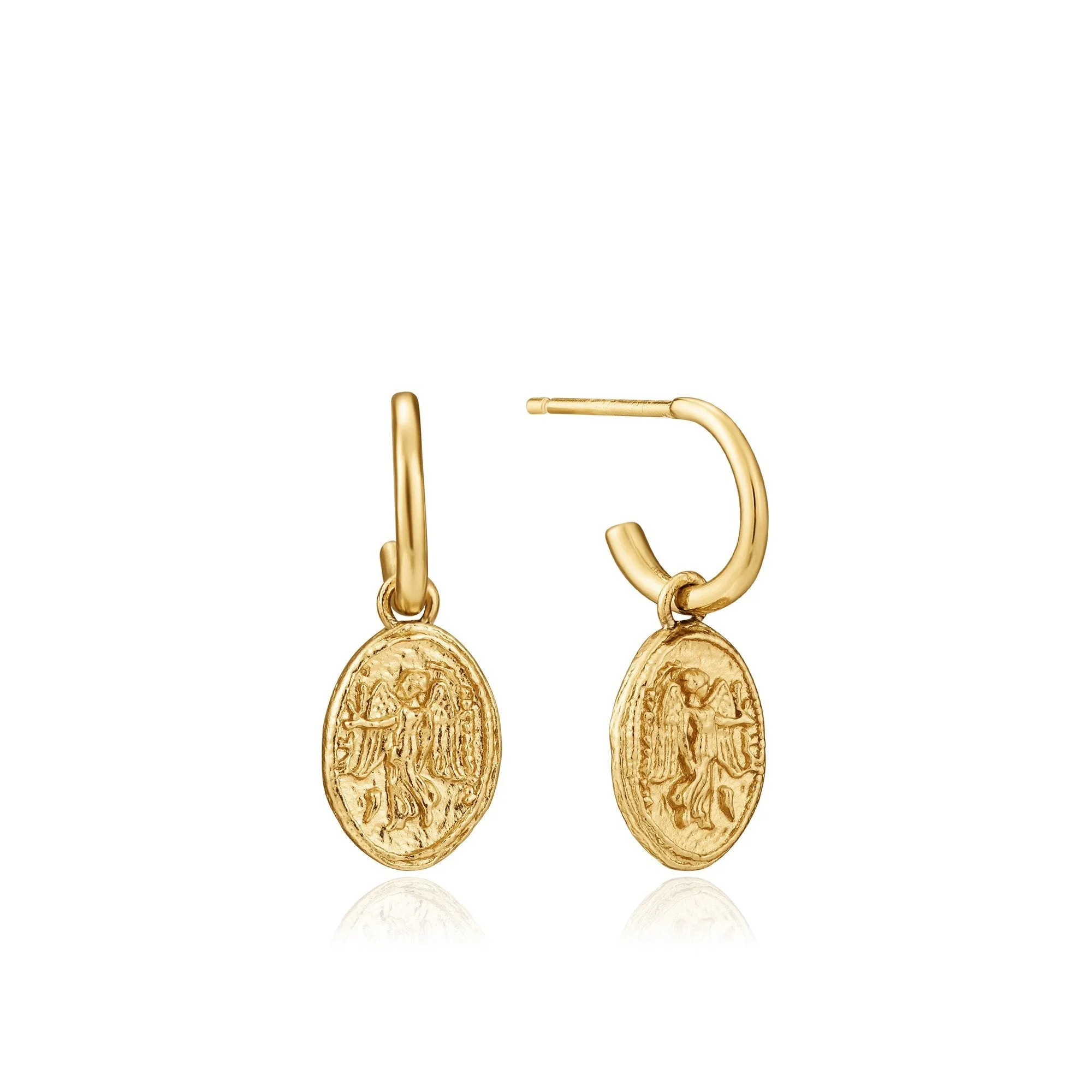 Gold Nika Mini Hoop Earrings