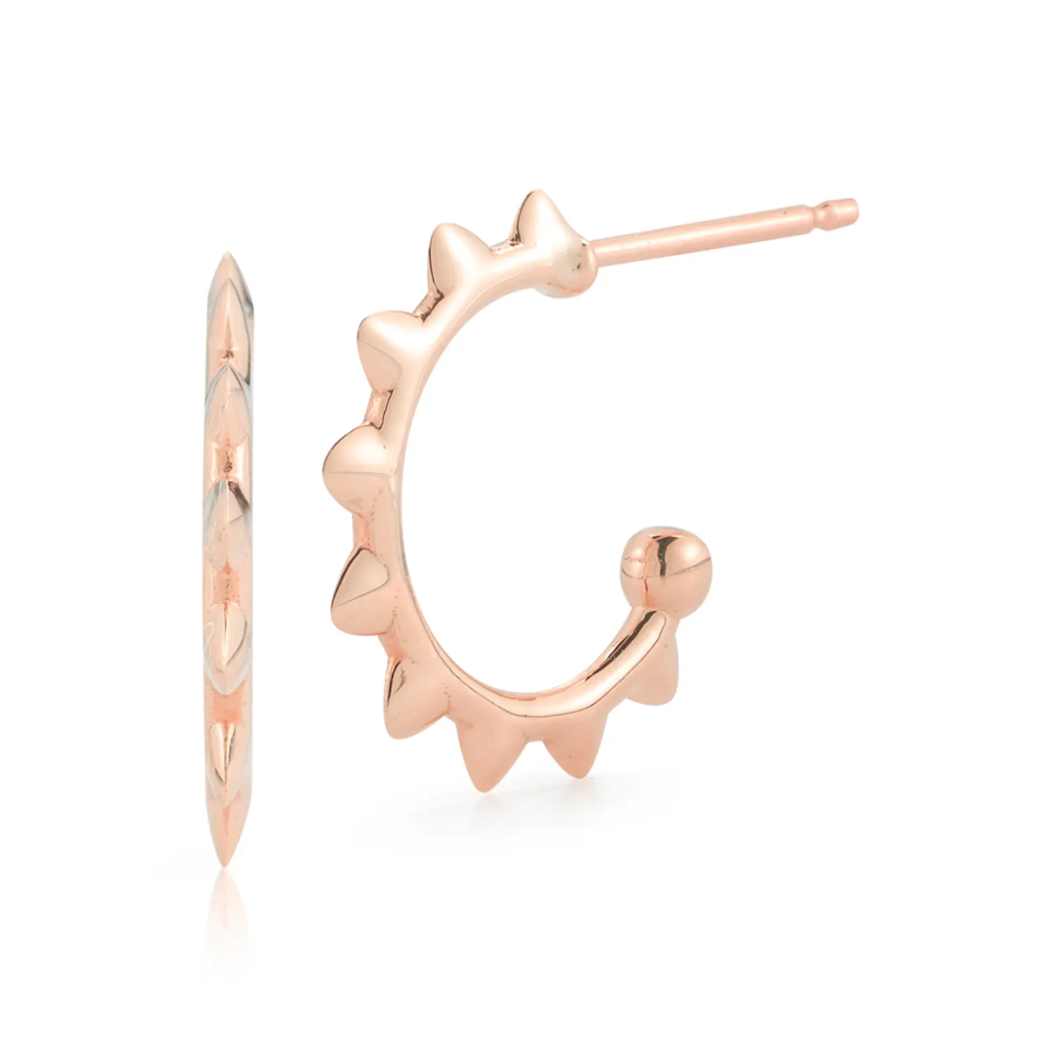 Gold Rocky Earrings