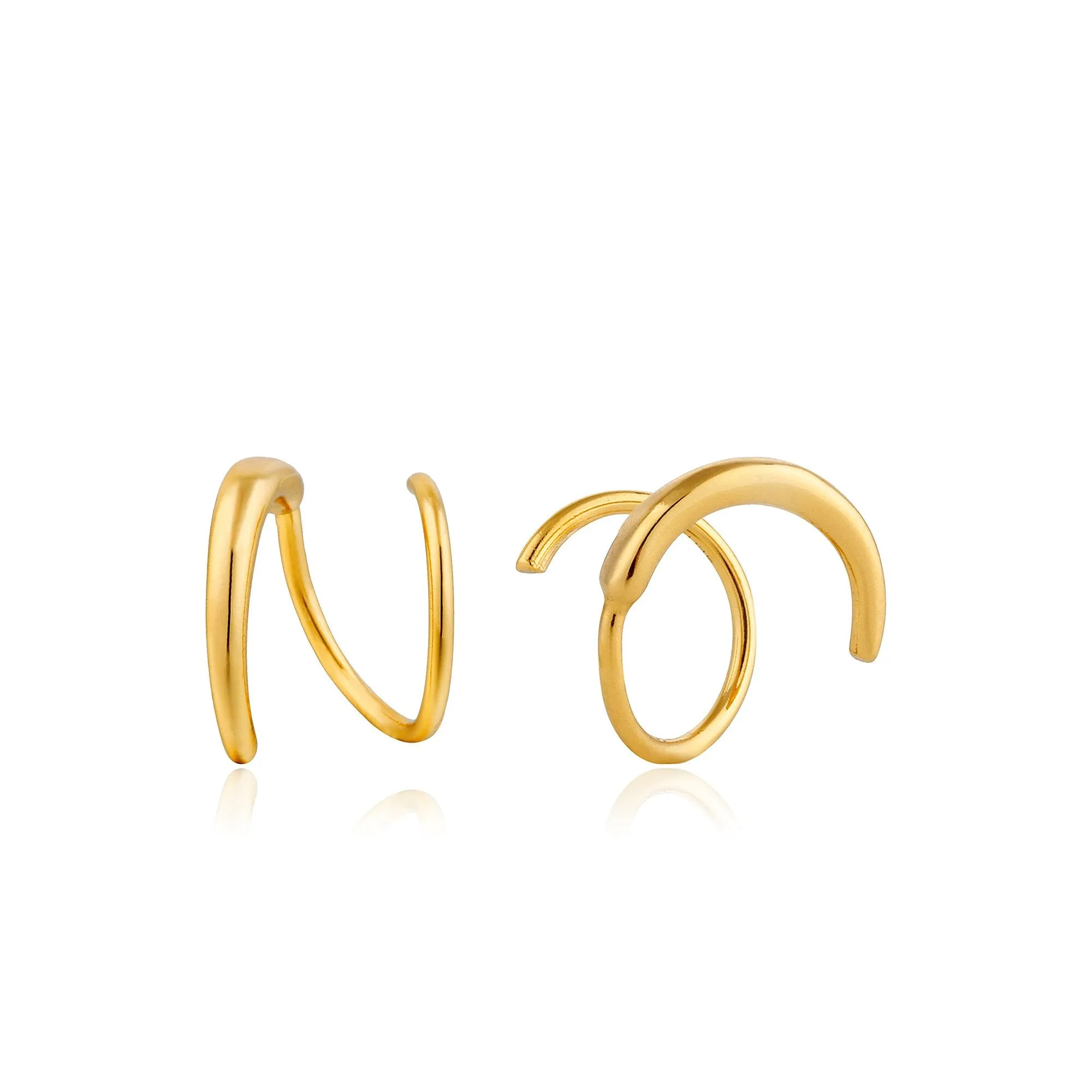Gold Twist Earrings
