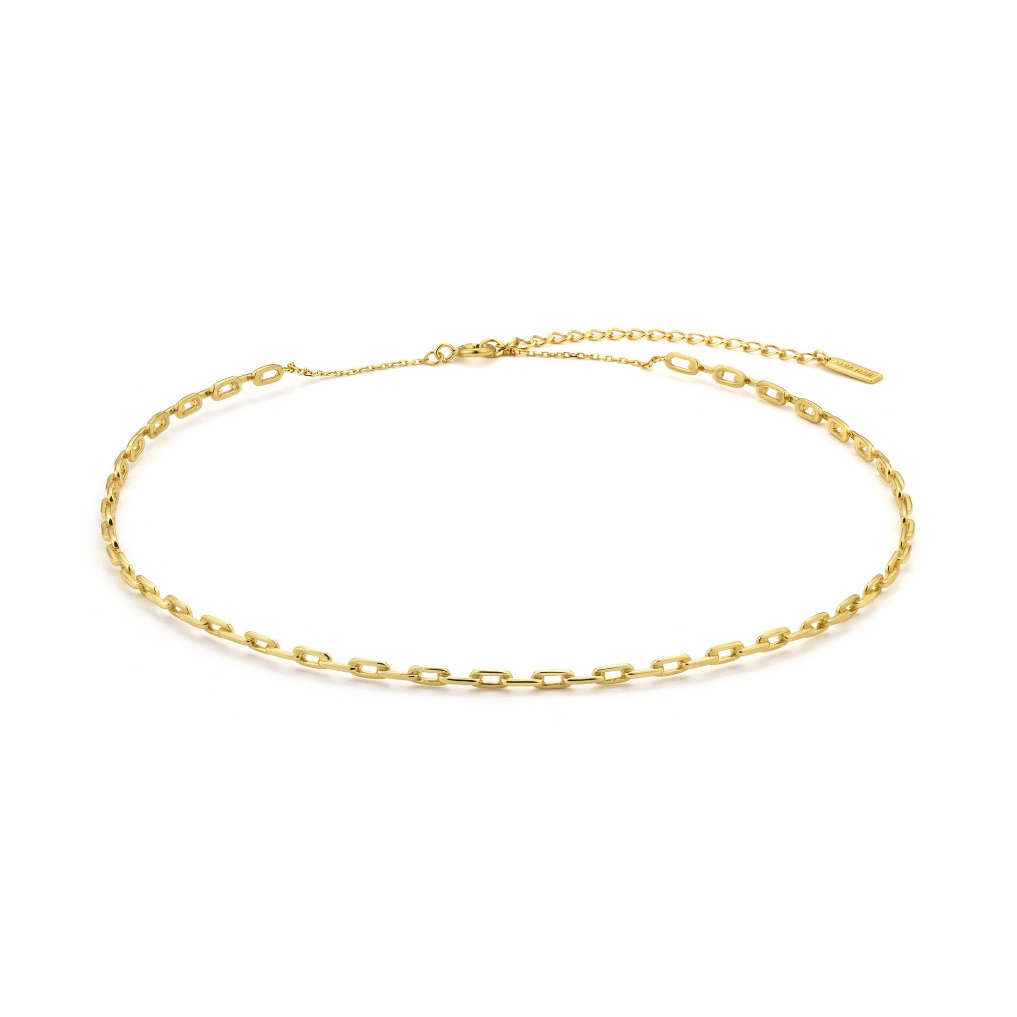 Gold Chain Solid Choker