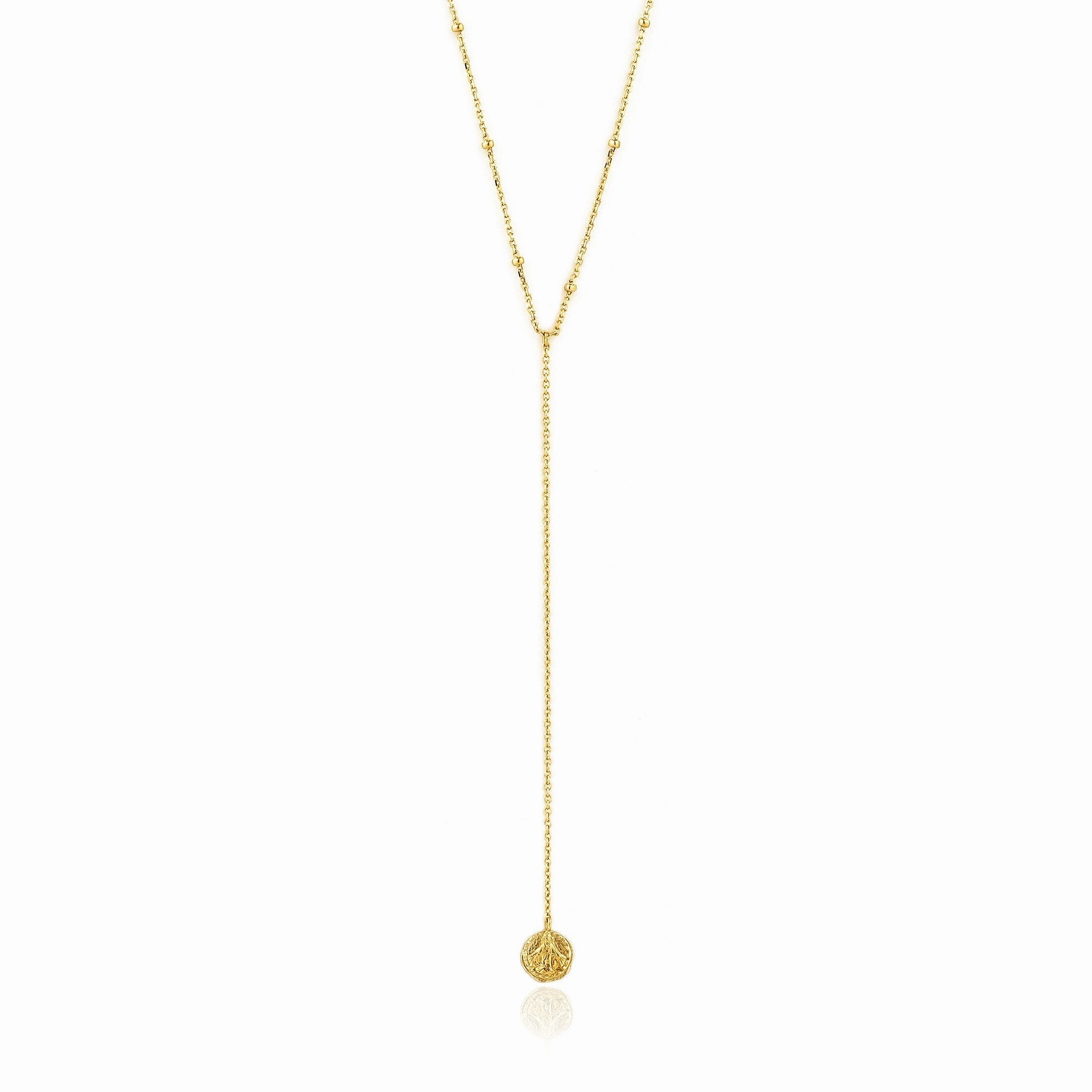 Gold Deus Y Necklace