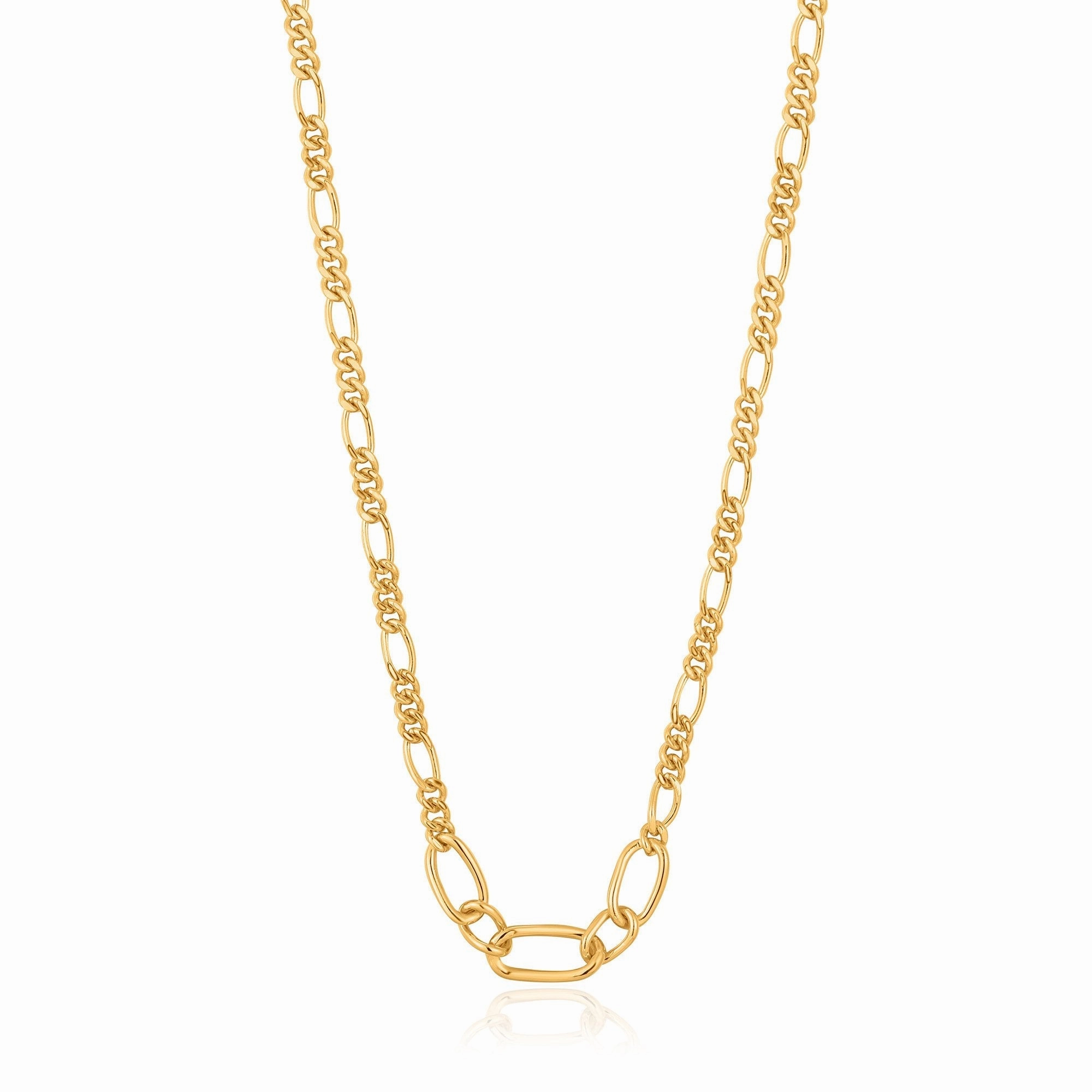 Gold Figaro Chain Necklace