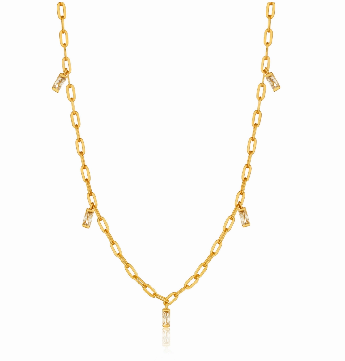 Gold Glow Drop Necklace